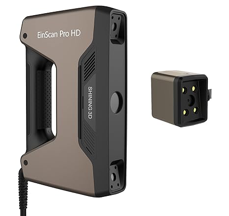 review New EinScan Pro HD 3D Scanner with True Texture Color Pack, 0.2mm Resolution, 0.04mm Accuracy- Ultimate for Reverse Engineering, 3D Modeling, Art, Design, Manufacturing, Healthcare