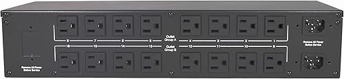 Synaccess NP-1601DU PDU UL-STD TUV listado 16 salidas conmutables Diseñado y soportado en Estados Unidos Control vía HTTPS SNMP Telnet puerto serie