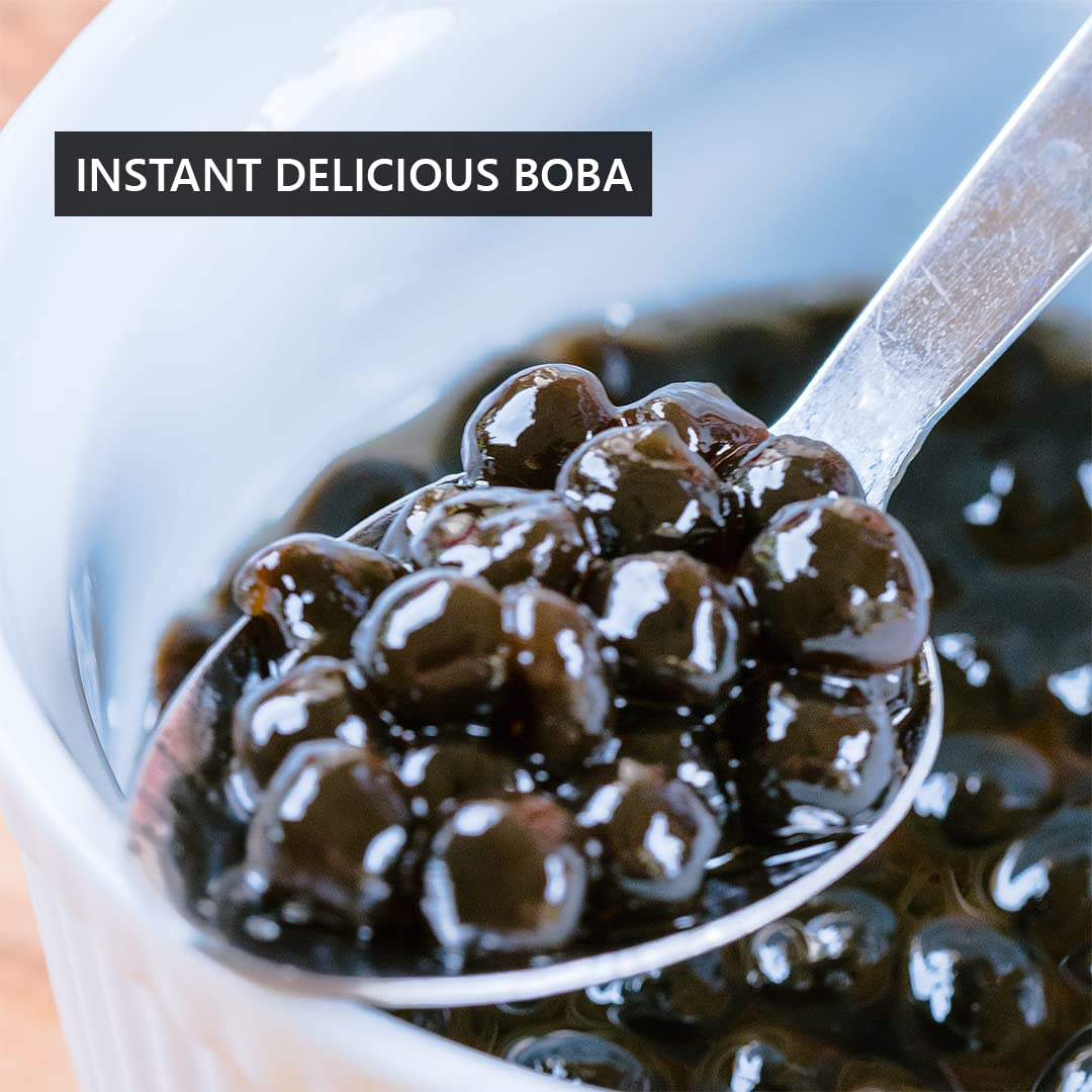 BOBA TEA KIT Bubble Tea Kit with pearls for bubble tea with INSTANT brown sugar boba, milk tea