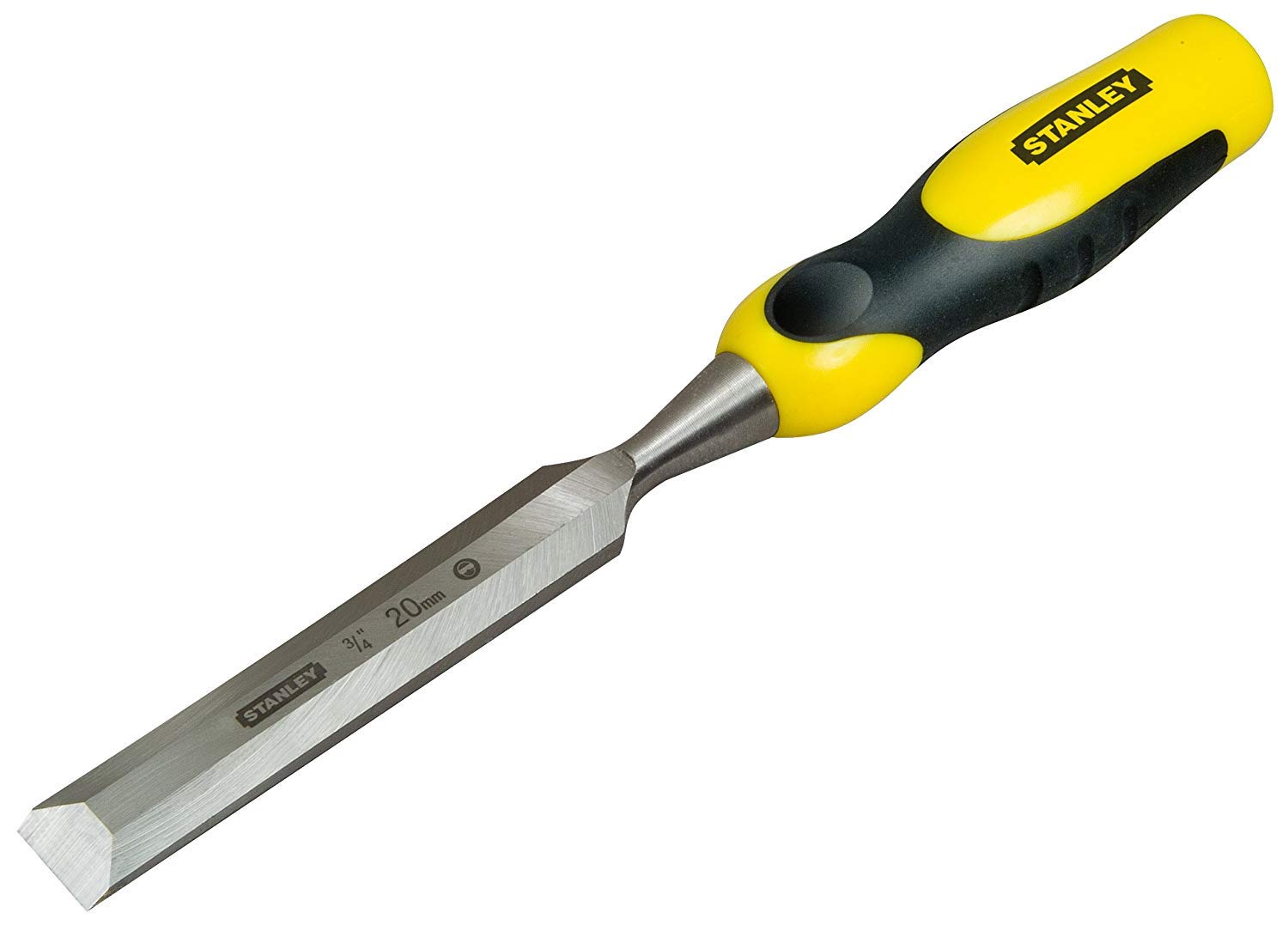 STANLEY 25mm Dynagrip Chisel with Bevel Edge and Strike Cap, 0-16-881