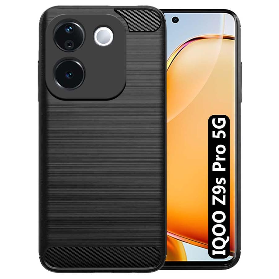 LoudCase Back Cover for iQOO Z9s Pro 5G | Anti-Slip Grip | Hybrid Protection Shockproof | Rubber TPU Stylish Back Case for iQOO Z9s Pro 5G (Black) (B0DGLR8HRY) Amazon Price History, Amazon Price Tracker