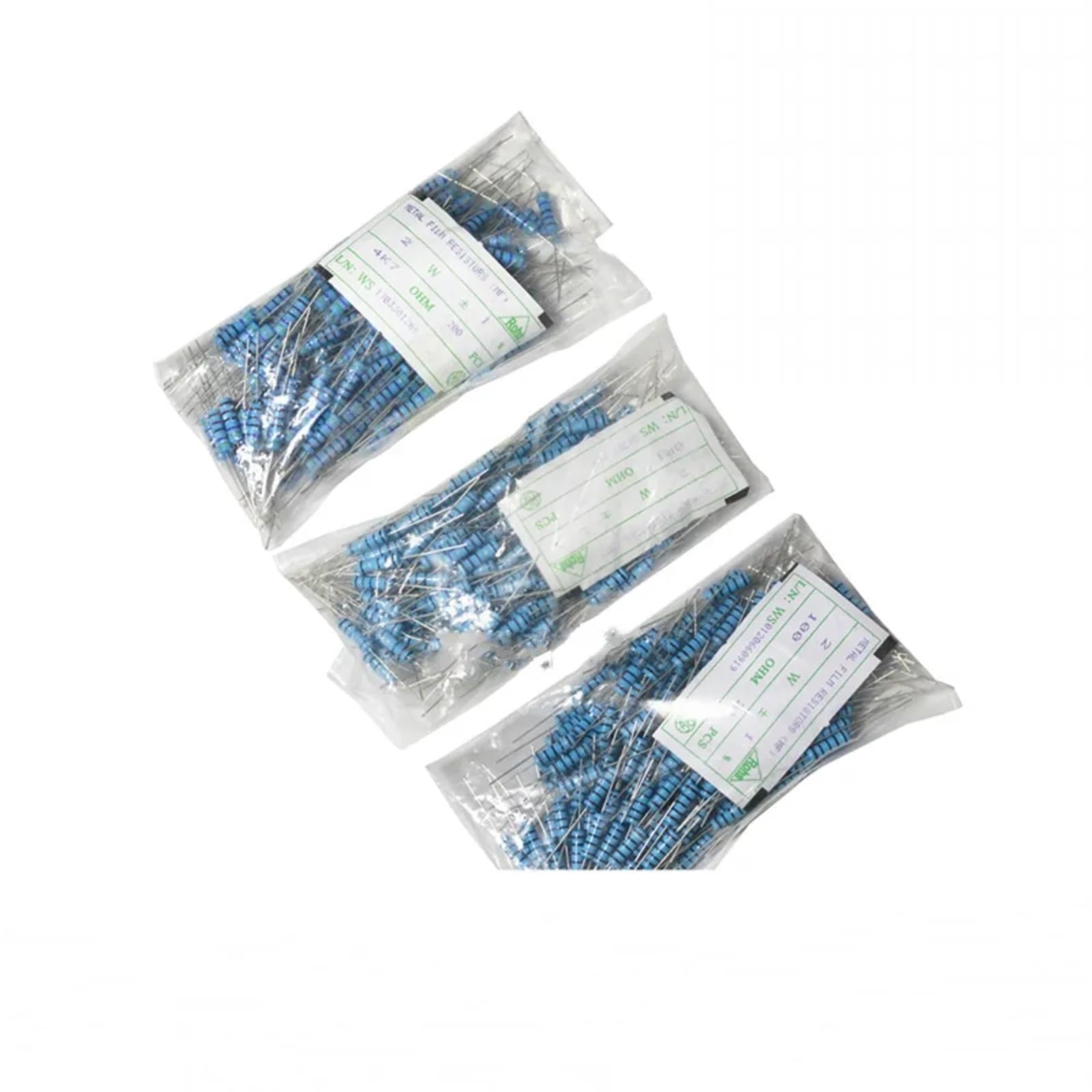 Résistance 4.7R 0.5W 1% lot de 200 pièces pour circuit électronique