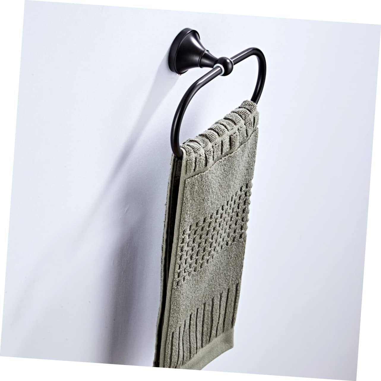 VILLCASE Toallero De Aro para Baño Toallero Negro De Pared De Pared De Pared De Baño s De Pared para Baño