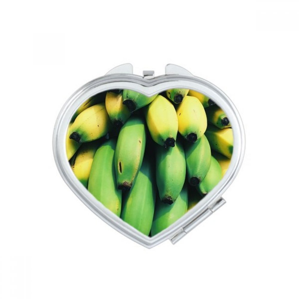 Miroir de maquillage compact cadeau idéal en forme de cœur fruité