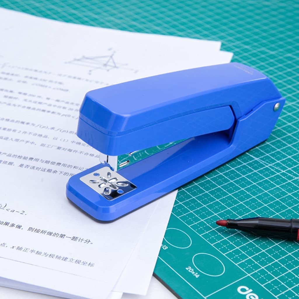 fhda Grapadora de Escritorio, Grapadora de Escritorio Duradera portátil, Grapadora de Escritorio con Capacidad para 20 Hojas para encuadernación de Oficina y hogar