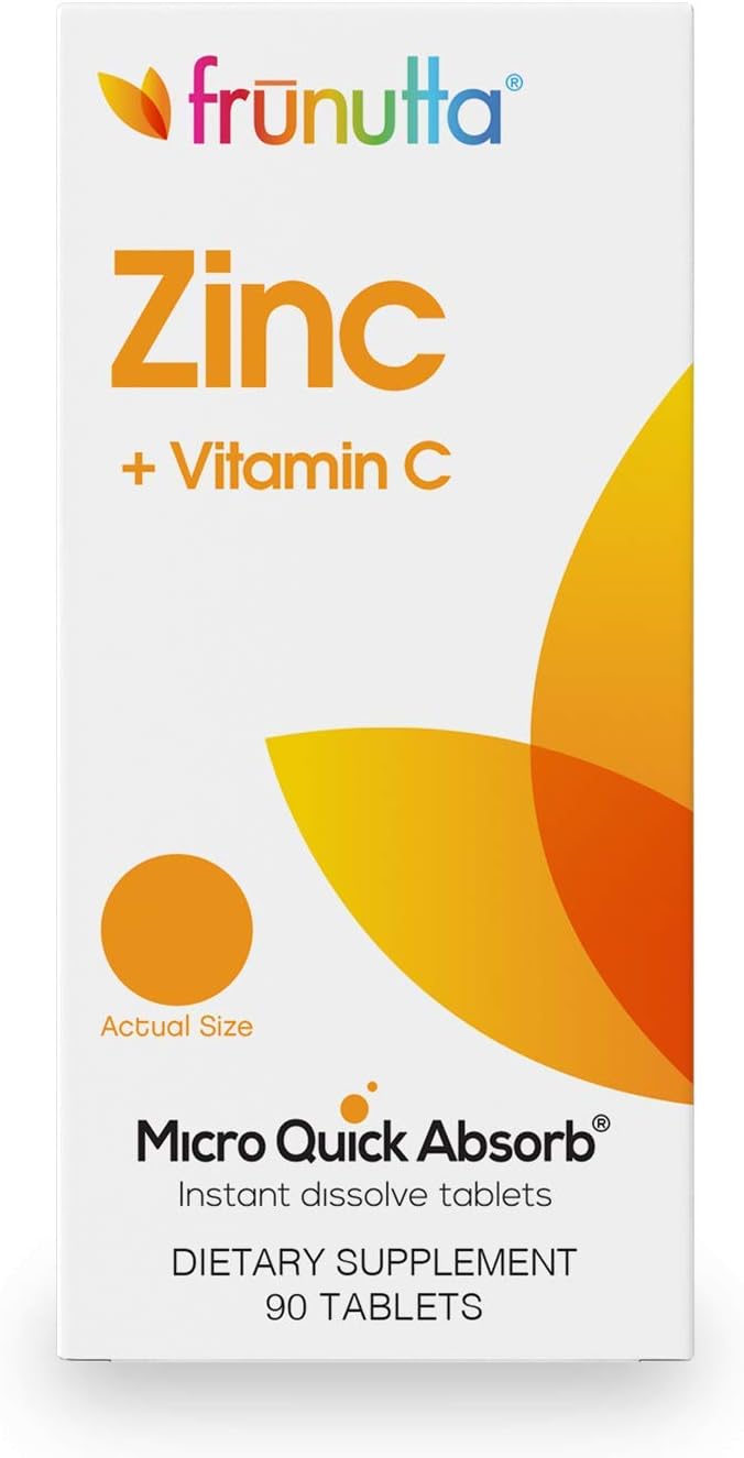 Pure and SugarFree Zinc Vitamin C Supplement Supports Immune System
