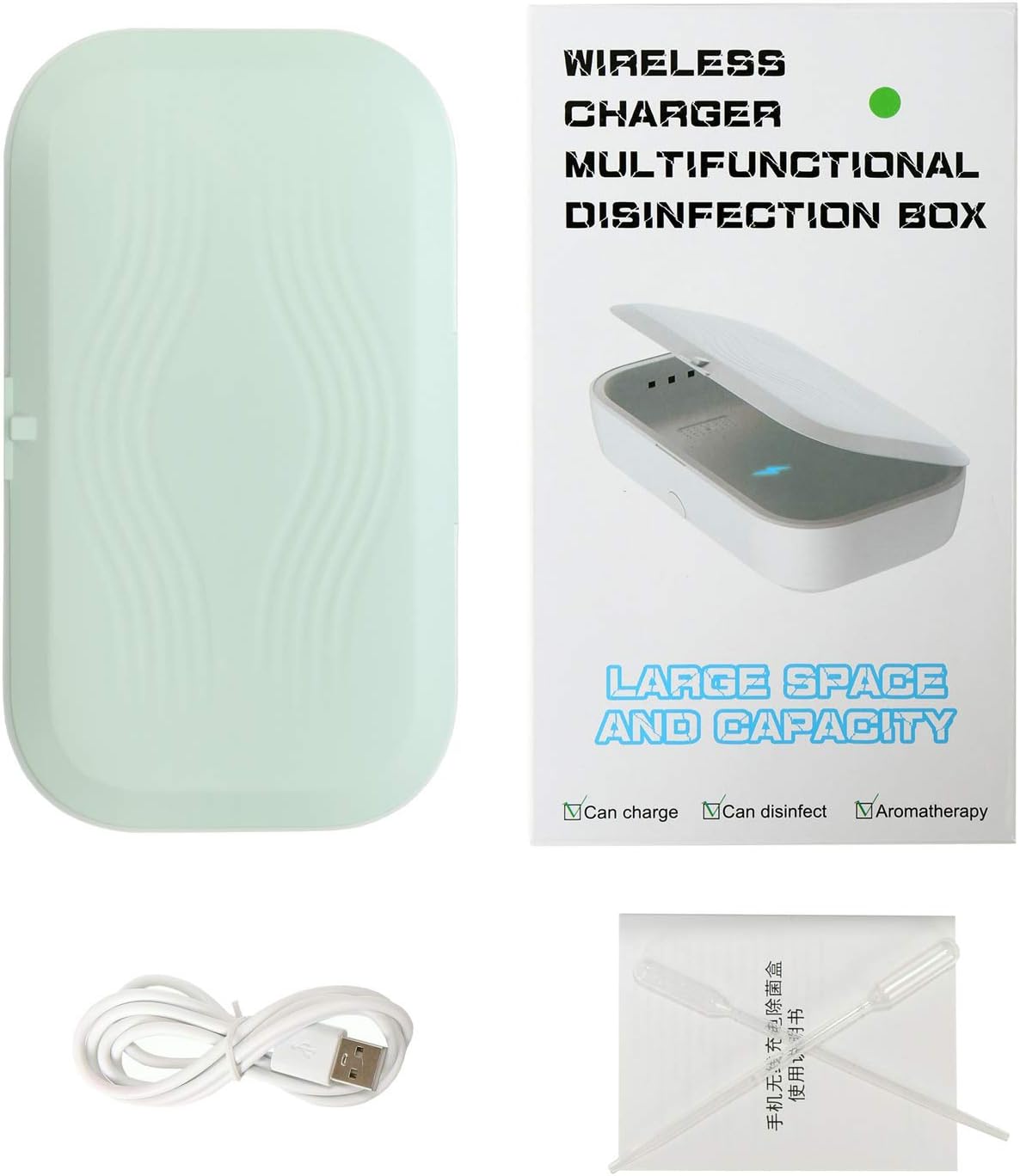 Exсluѕіvе Cell Phone Cleaner Box with Wireless Charging,Quick 5 Minute Sanitation Mode for Phone Cleaner,Jewelry, Watch, Toothbrush, Keys and Daily Use Anything Fits Blасk Frіdау Clеаrаnсе Cell Phone Cleaner Box with Wireless Charging,Quick 5 Minute Sanitation Mode for Phone Cleaner,Jewelry, Watch, Toothbrush, Keys and Daily Use Anything Fits