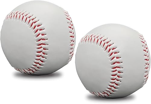 Tamaño oficial estándar de béisbol en blanco de 9 pulgadas, adecuado para la máquina de entrenamiento de práctica de liga juvenil, lanzamiento para
