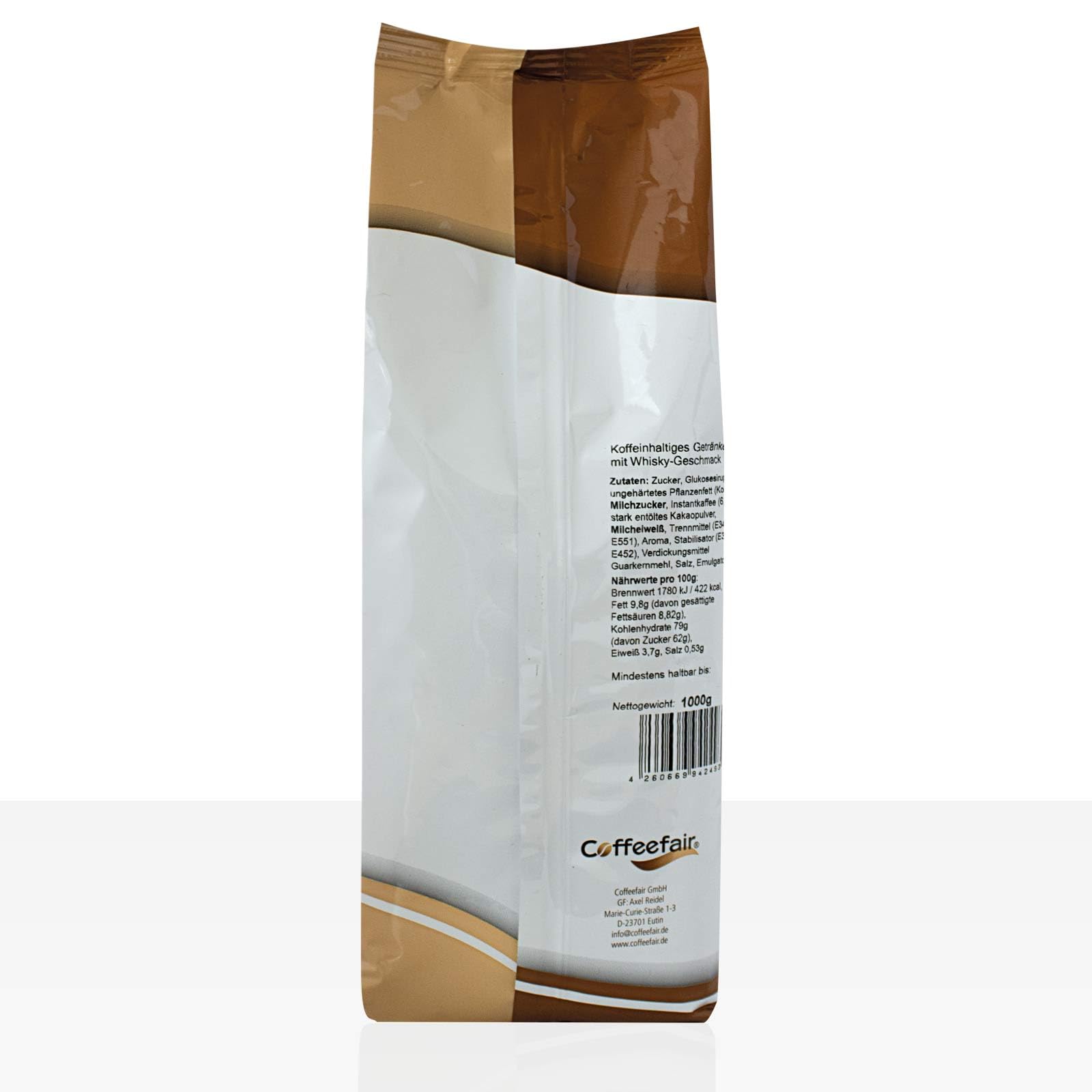 Coffeefair Irish Cream Cappuccino 10 x 1kg Instant-Getränkepulver, cremiger Cappuccino mit Irish-Cream-Geschmack, für Automaten