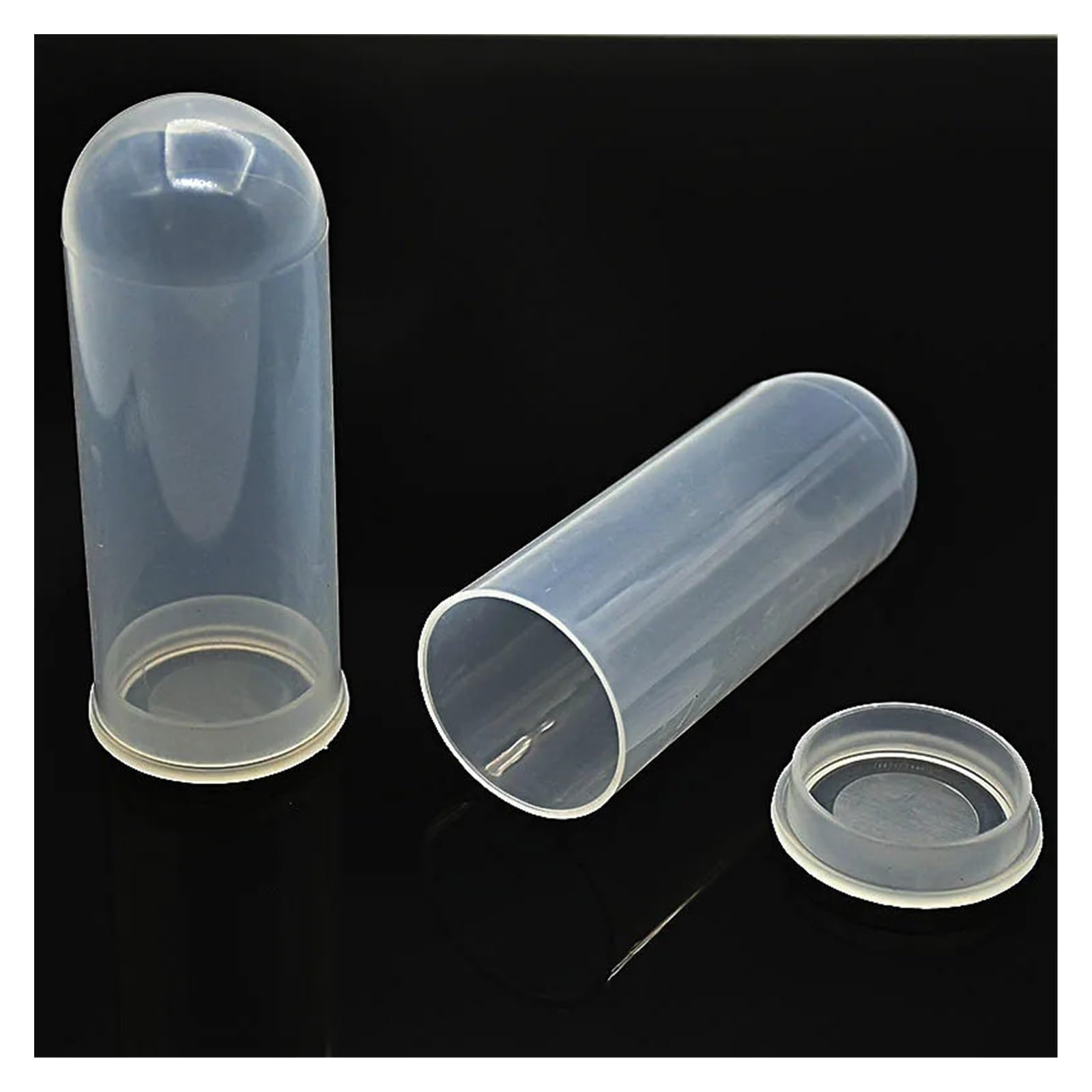 Provetta da centrifuga in plastica 120 ml, fondo tondo, con coperchio a pressione, diametro 43 mm, altezza 116, 30 pezzi