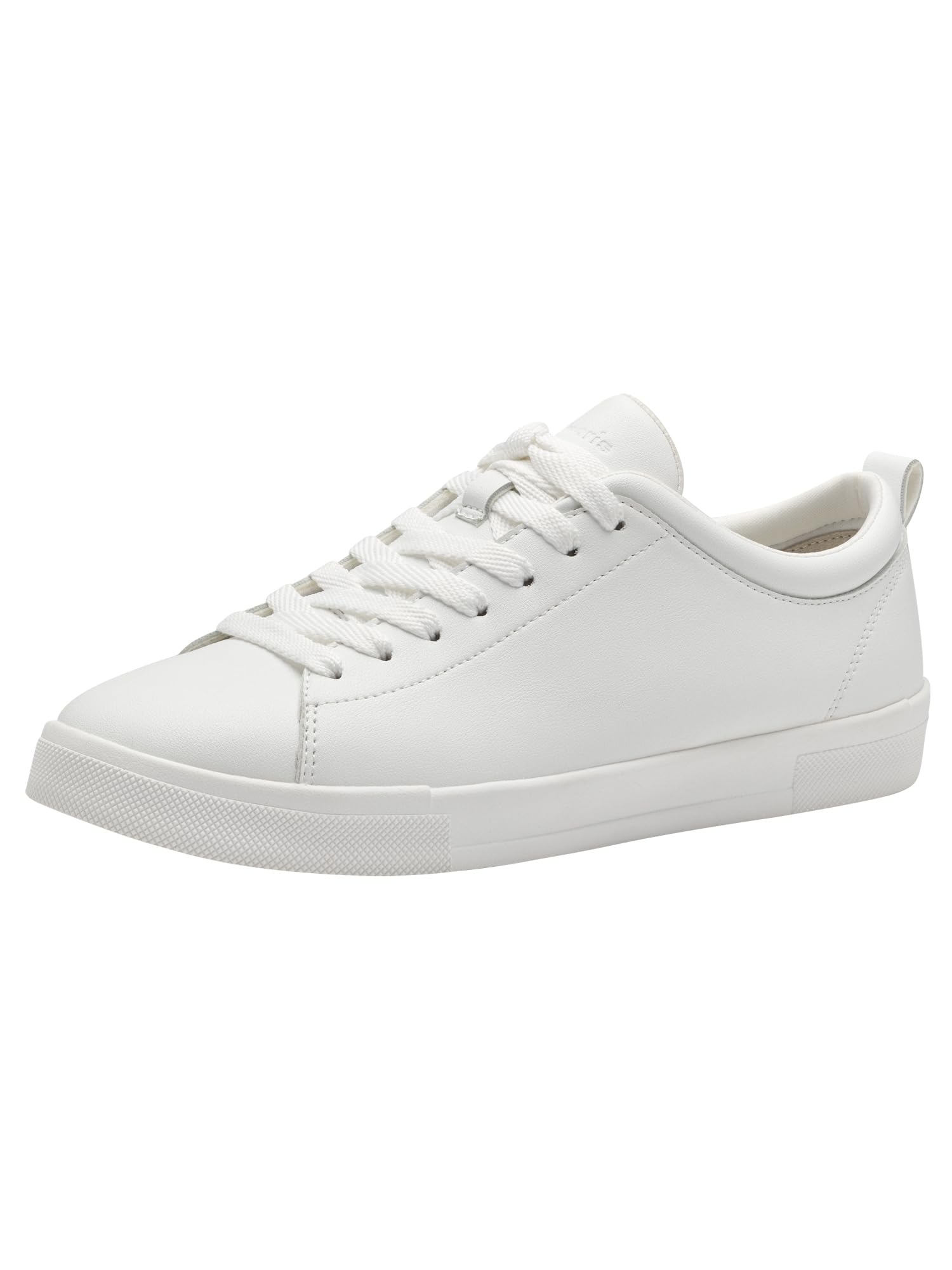Tamaris Women's Vegan Sporty Lace-Up, White, 3.5 UK