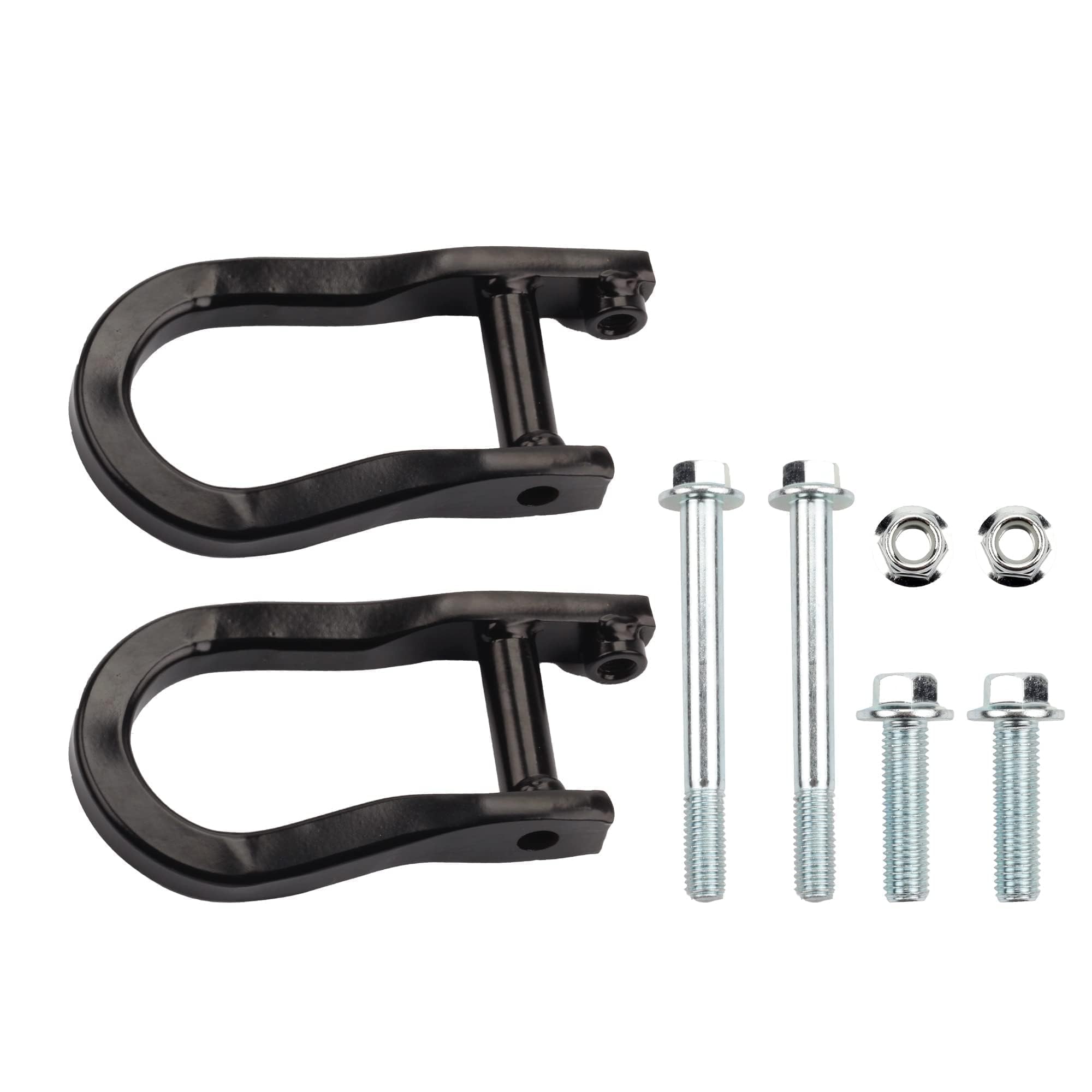 Dasbecan Front Tow Hooks Compatible with Chevy GMC