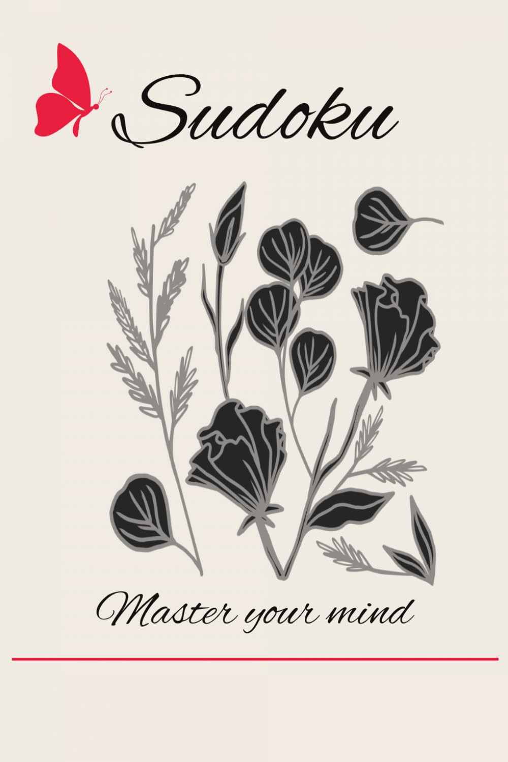 Sudoku: Sudoku Puzzle Book | Help Calm Mind, Relax, and Focus | 6x9 inches, 110 Pages | 50+ Puzzles | Solutions Included