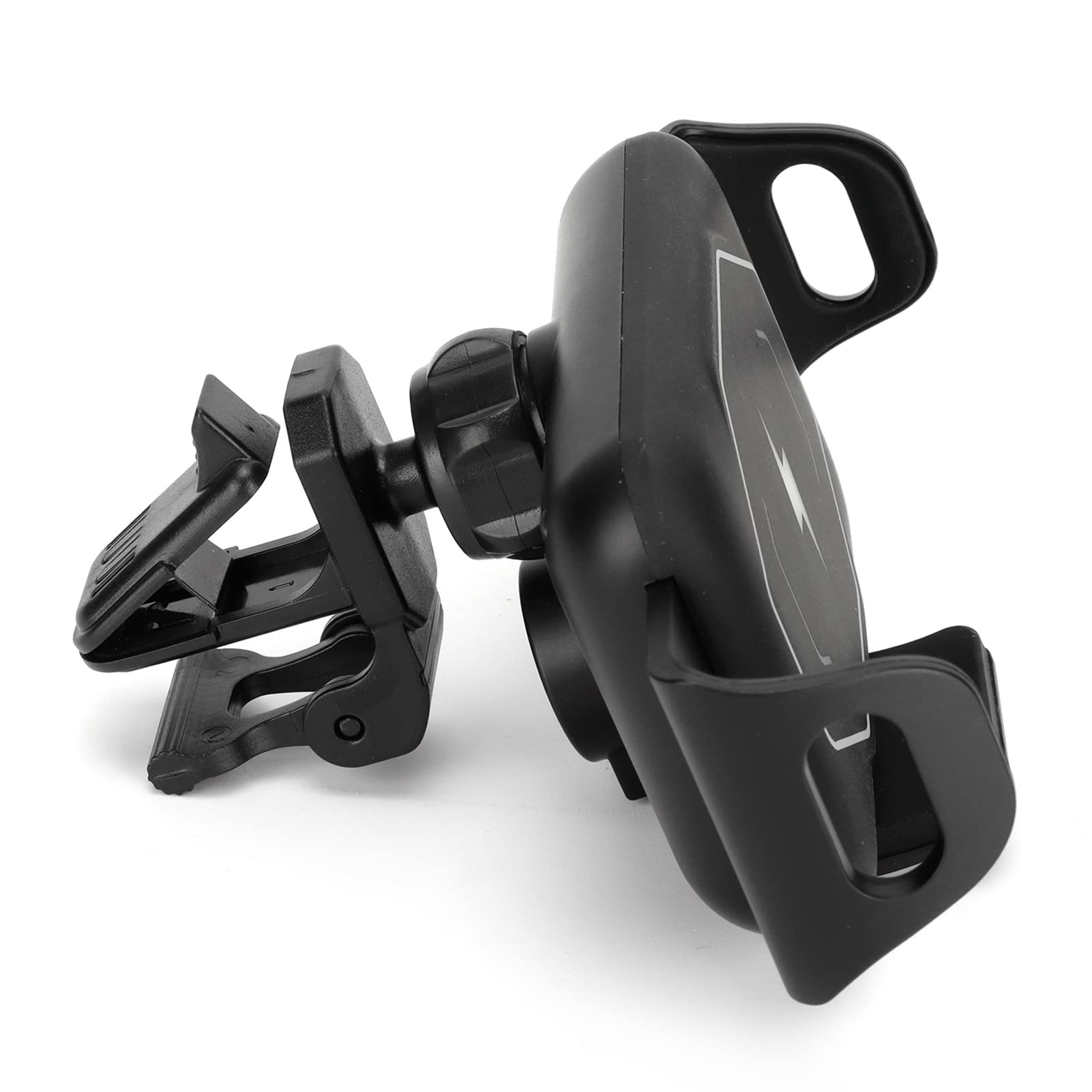 Cargador Inalámbrico para Automóvil, Carga Rápida de 15 W con Soporte Triangular Grande Estable, Silicona Flexible, Protección contra Sobrecarga, para la Mayoría de Las Rejillas