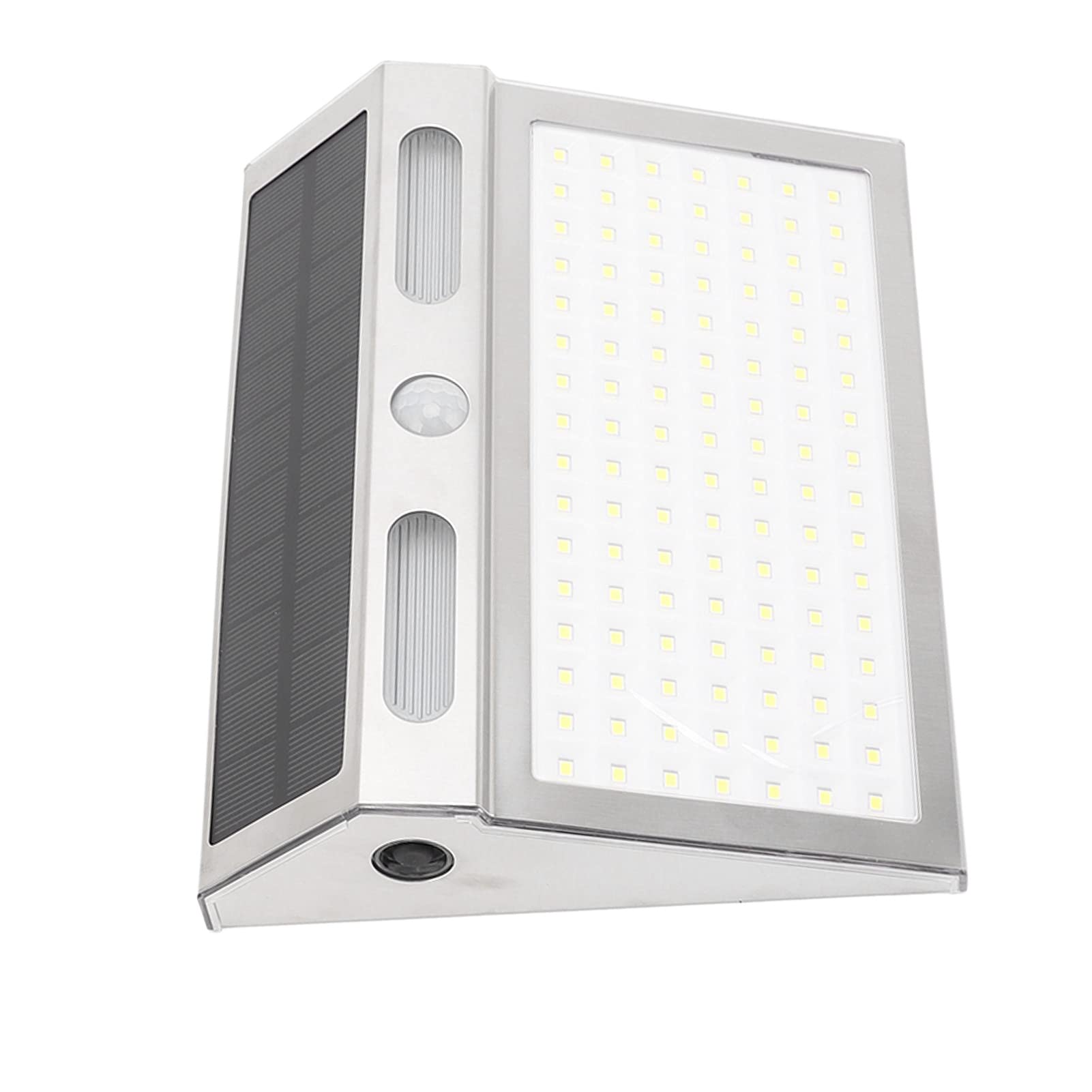 Luces Solares para Exteriores Luz de Pared con Sensor Solar IP65 Impermeable 112 LED Lámpara de Pared con Sensor de Movimiento Solar Luces de Pared Solares para Exteriores para Puerta de Entrada, Pati