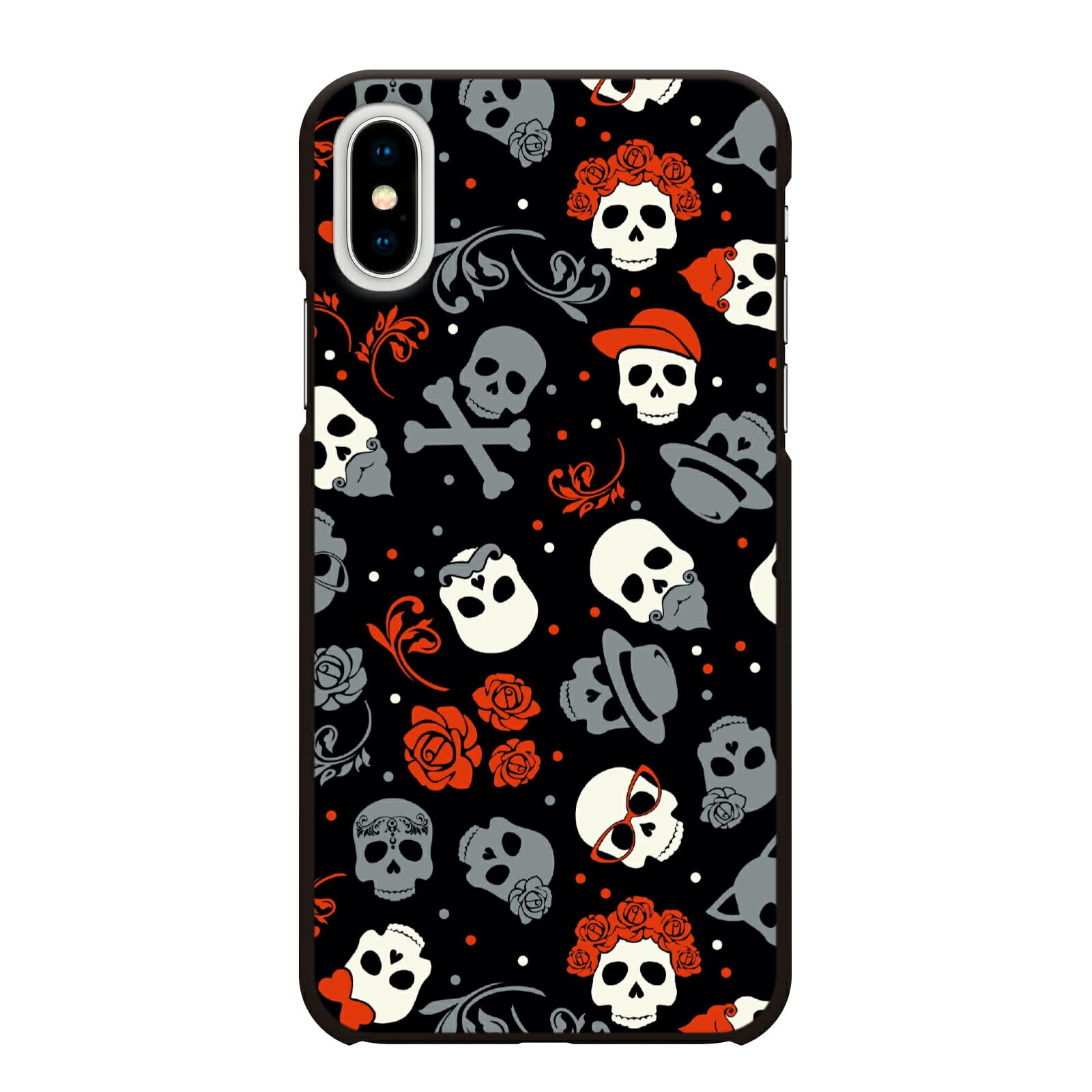 iPhone 6 6S スカル 骸骨 ドクロ アートケース 保護フィルム付 iPhone 6 6S スカル 骸骨 ドクロ アートケース 保護フィルム付