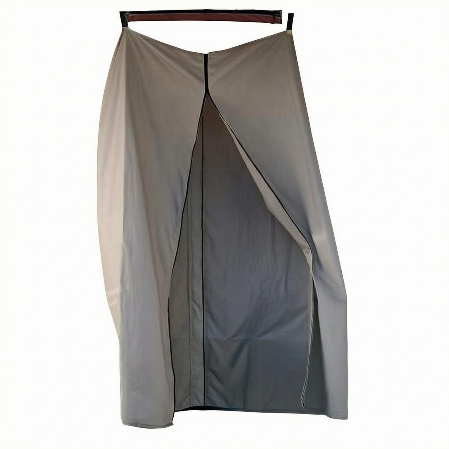 Waterproof Privacy Changing Cover Rectangular Portable Dressing Shelter Rainproof Sun Guard Changing Tent Protection for Swimming Area, Boat, Gray-image-41