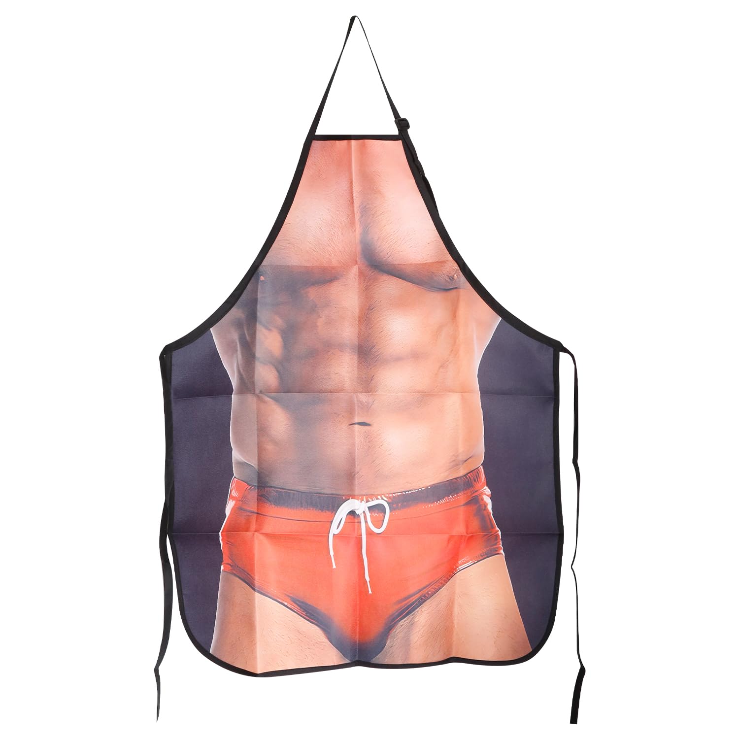 Luckious Muscle Man Apron - Creative Cooking Apron for Outdoor Barbecues, Home Cooking, and Themed Parties - Adds Fun and Personality to Your Culinary Adventures