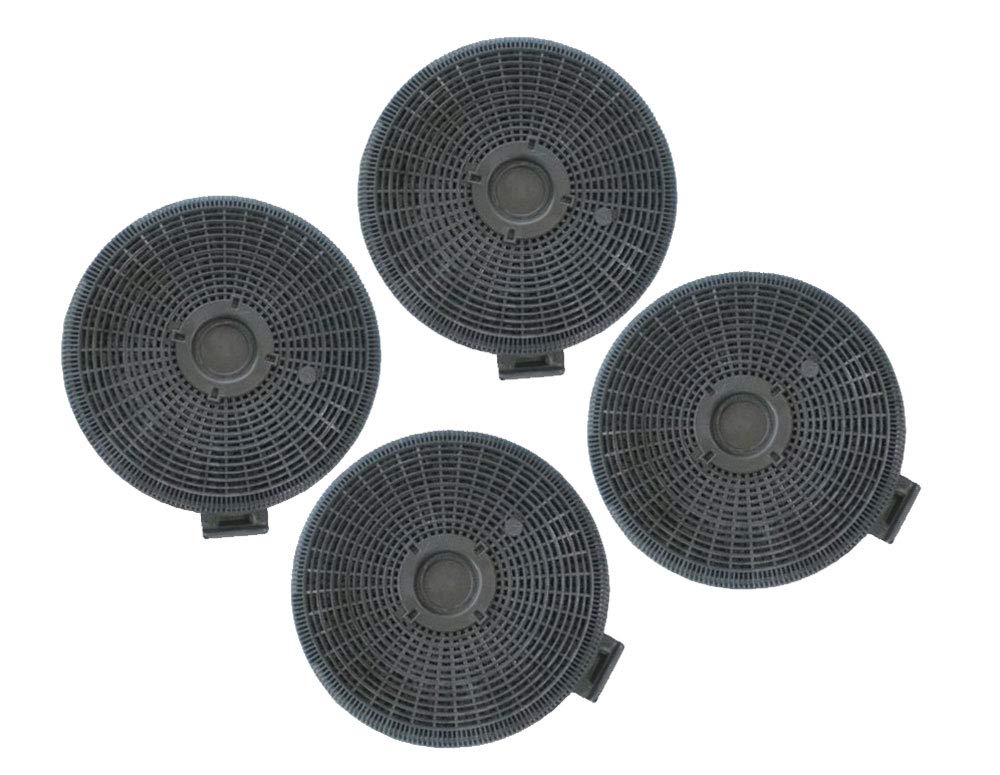 Ersatz-Aktivkohlefilter für D4C-Kohlefilter - passend für Teka DB/DB1/DBB/DH/DHX/DGE/NC/NC2 - Super-Sparset mit 4 Stück