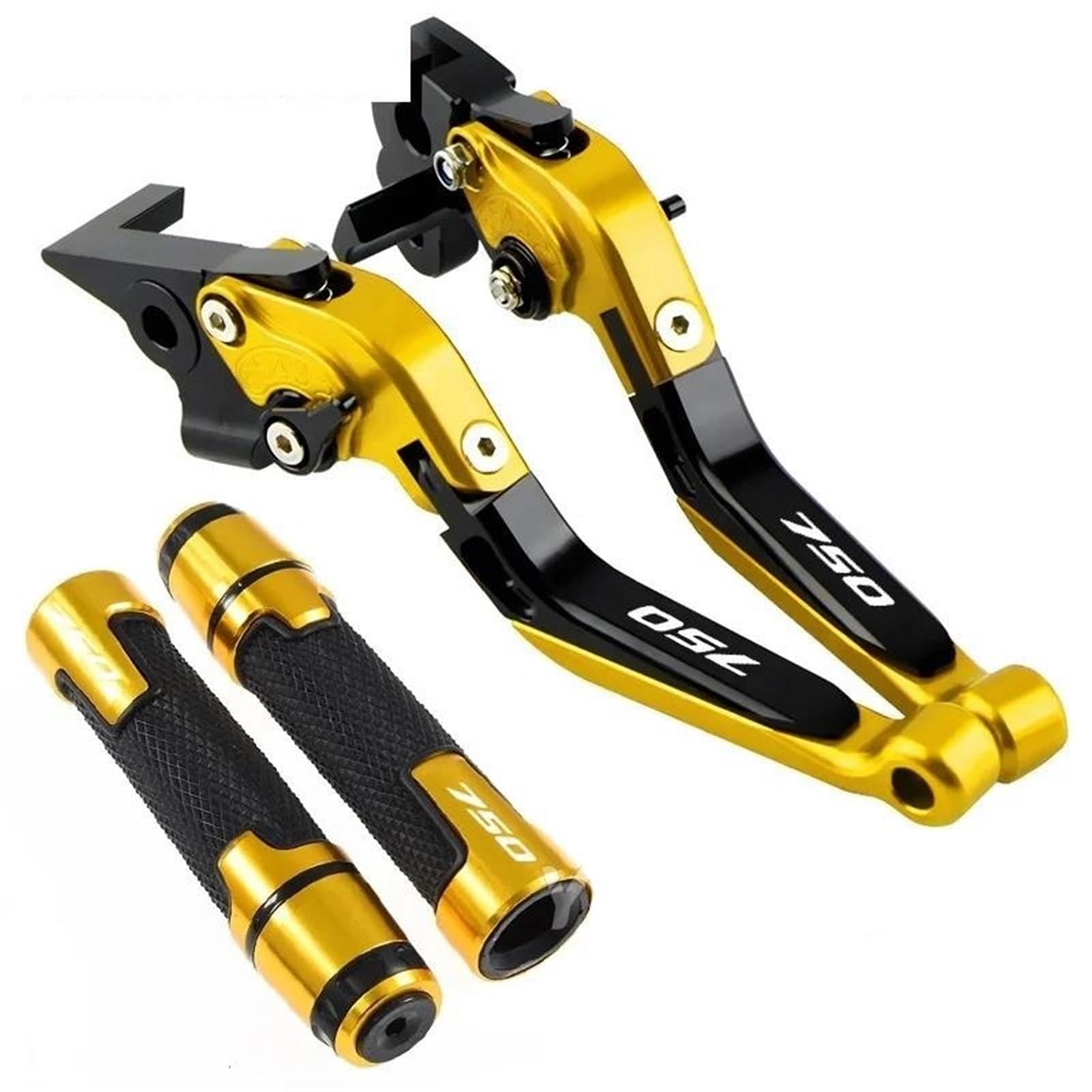 Uyfyqecjy Gold-A For Xadv X-Adv 750 Forza Forza750 Xadv750 2024-2026 Motorcycle Accessories Adjustable Handle Brake Lever Clutch Lever Parts(Gold-A)