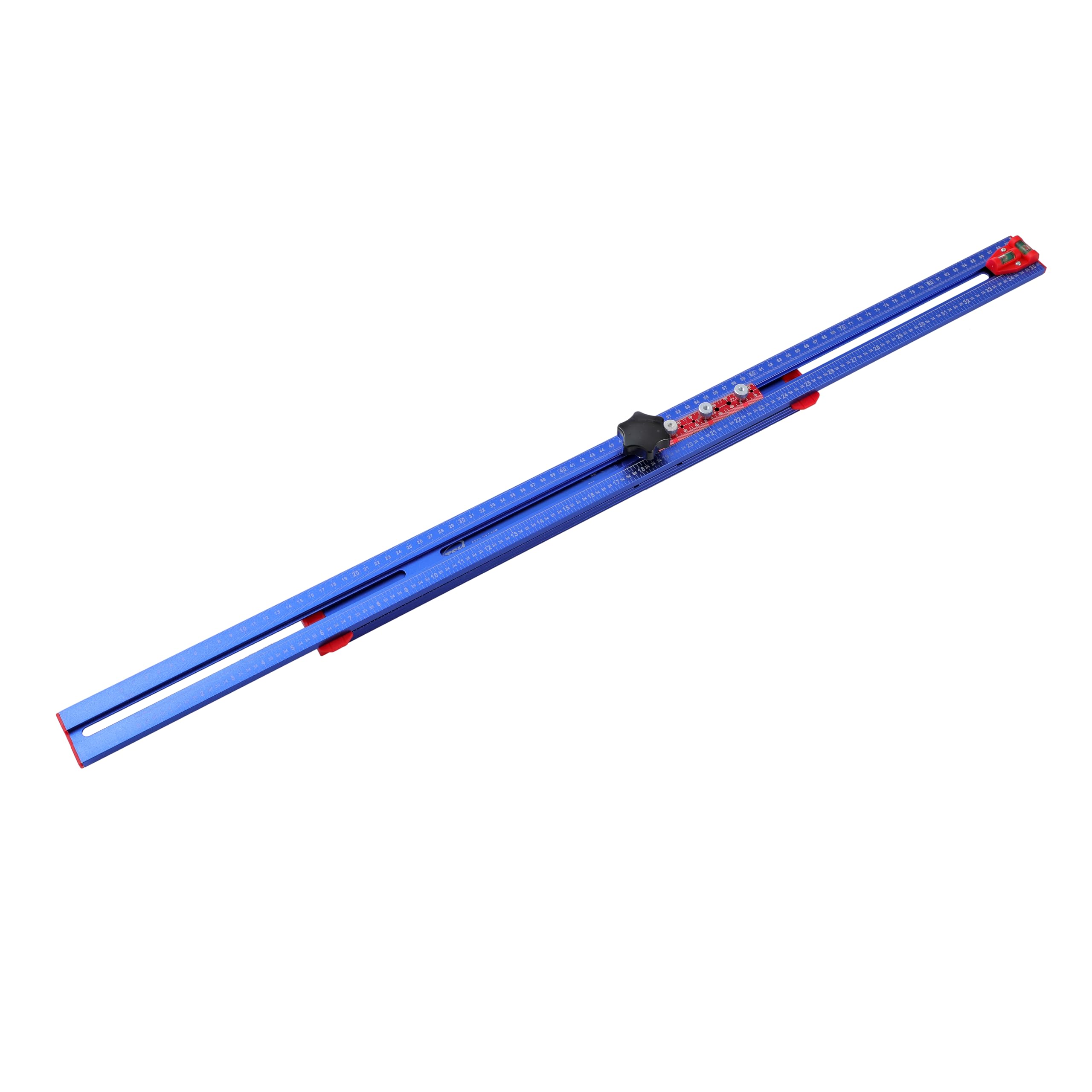 KATSU Tools Righello di posizionamento 4 in 1 900 mm, in lega di alluminio, maschera per hardware per armadietto, lavorazione del legno, modello 311408