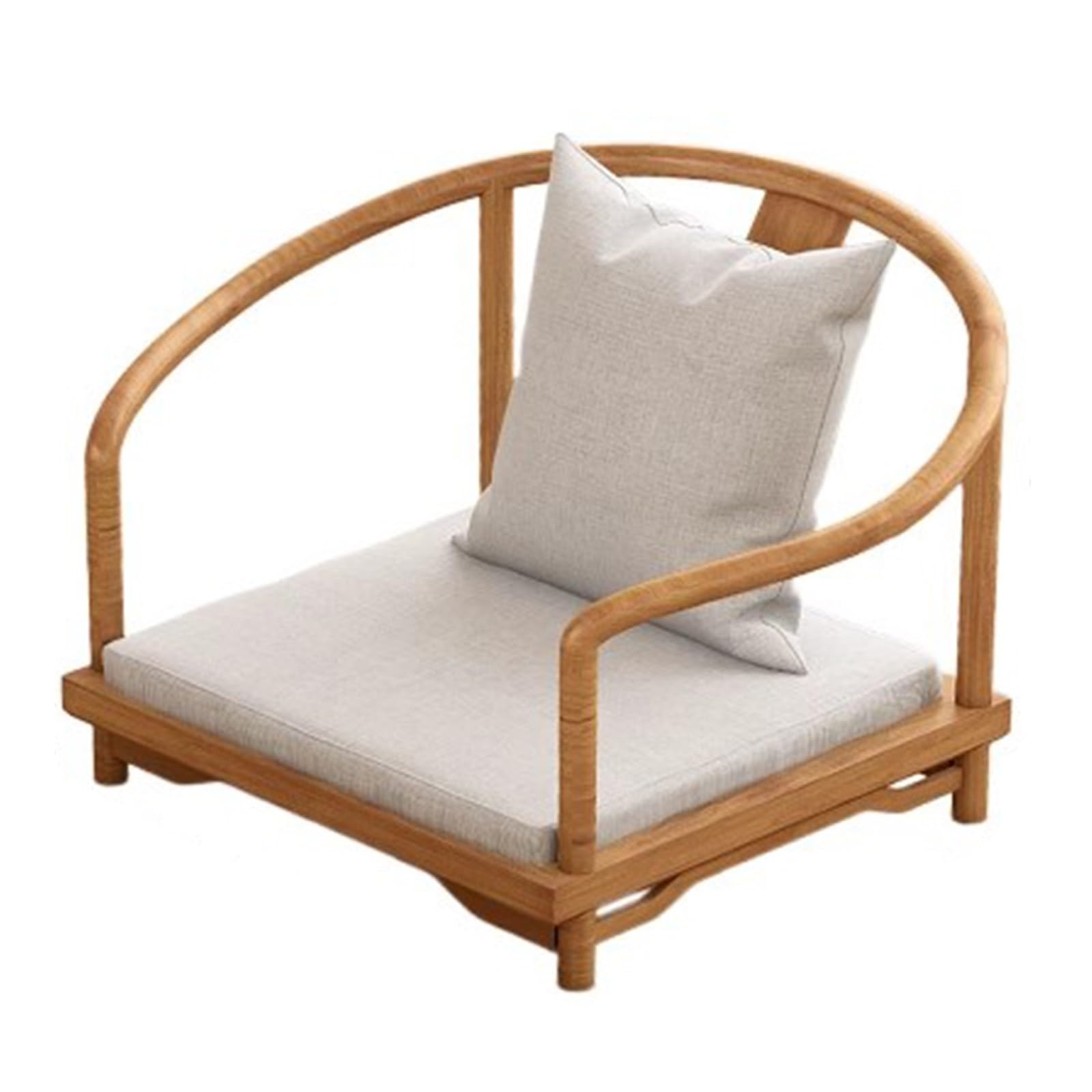 Table basse en bois massif : gagnez de l'espace avec ce salon de sol