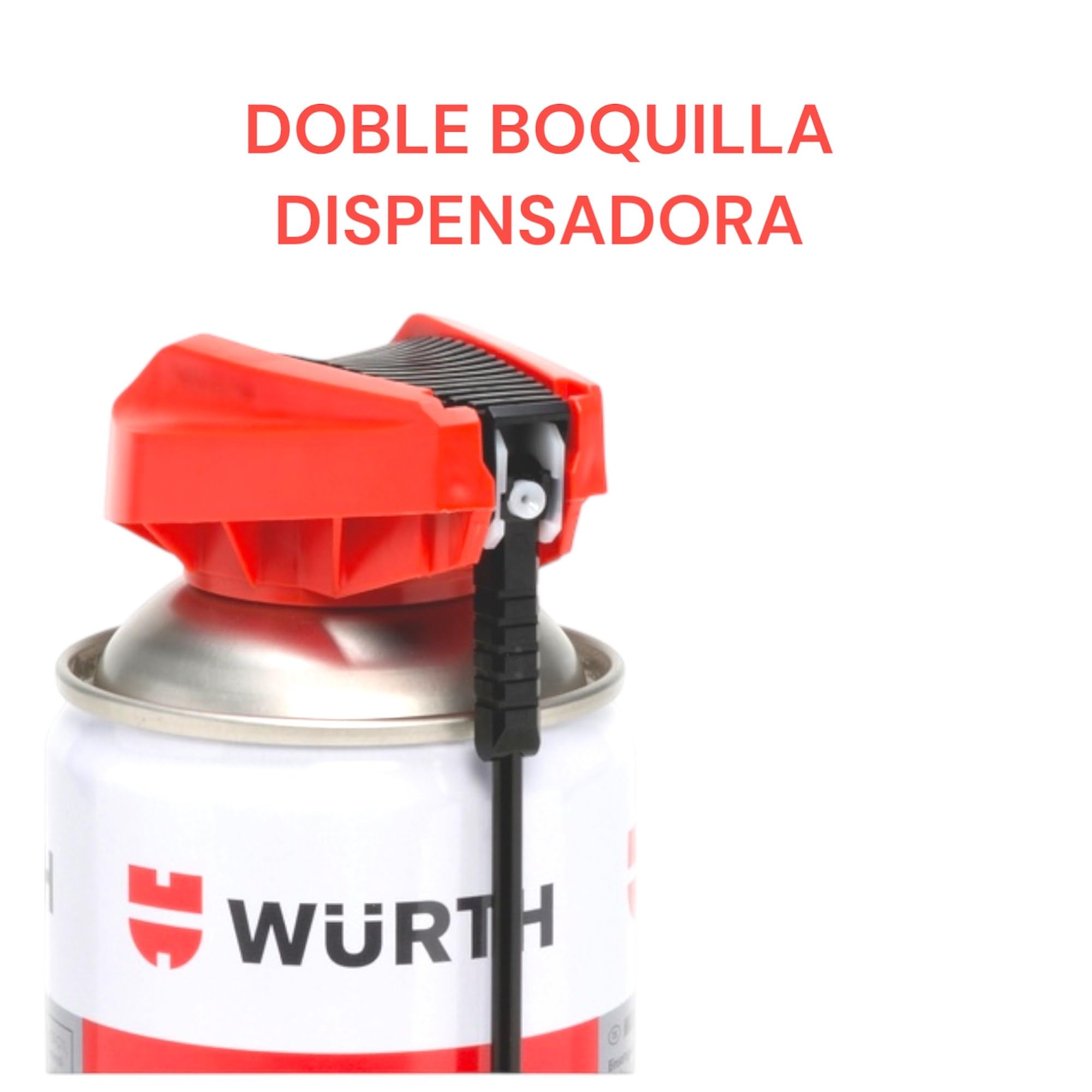 WURTH lubrificante multiuso Spray 400 ml, 2 pakc Aceit Allentamento Universale, Antigripante Super Efficiente, Testa di erogazione Versatile e Precisa Due in Uno