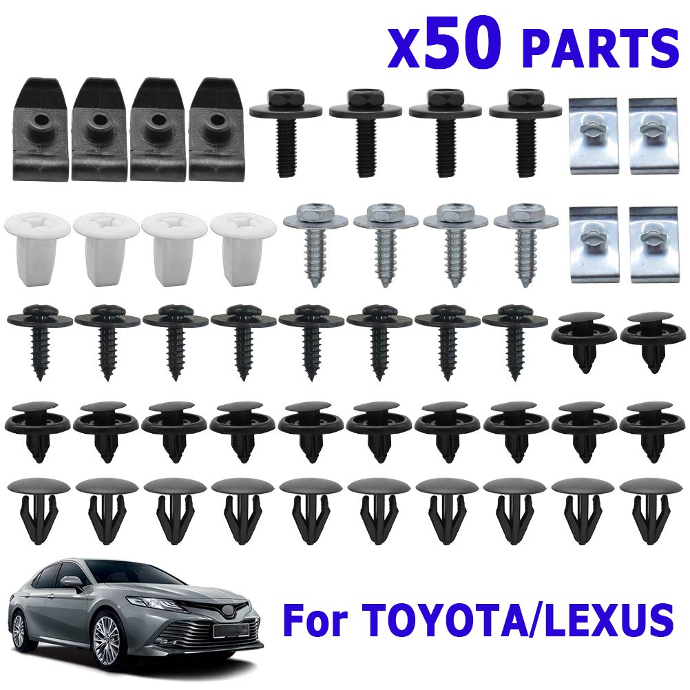 Buy 50PCS Under Engine Cover Undertray Clips For Camry Corolla RAV4