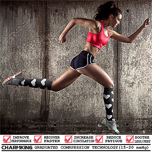 Image of Copper Compression Socks (3 Pairs), 15-20 mmhg is BEST Athletic & Medical for Men & Women, Running, Flight, Travel, Nurses - Boost Performance, Blood Circulation & Recovery