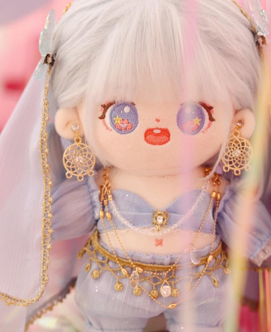 Amazon.co.jp: 20cm ぬいぐるみ服 青 ピアス 踊り子 ネックレス 蝶