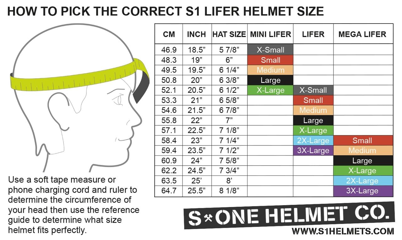 S-ONE Casque Lifer Black Matte XXL