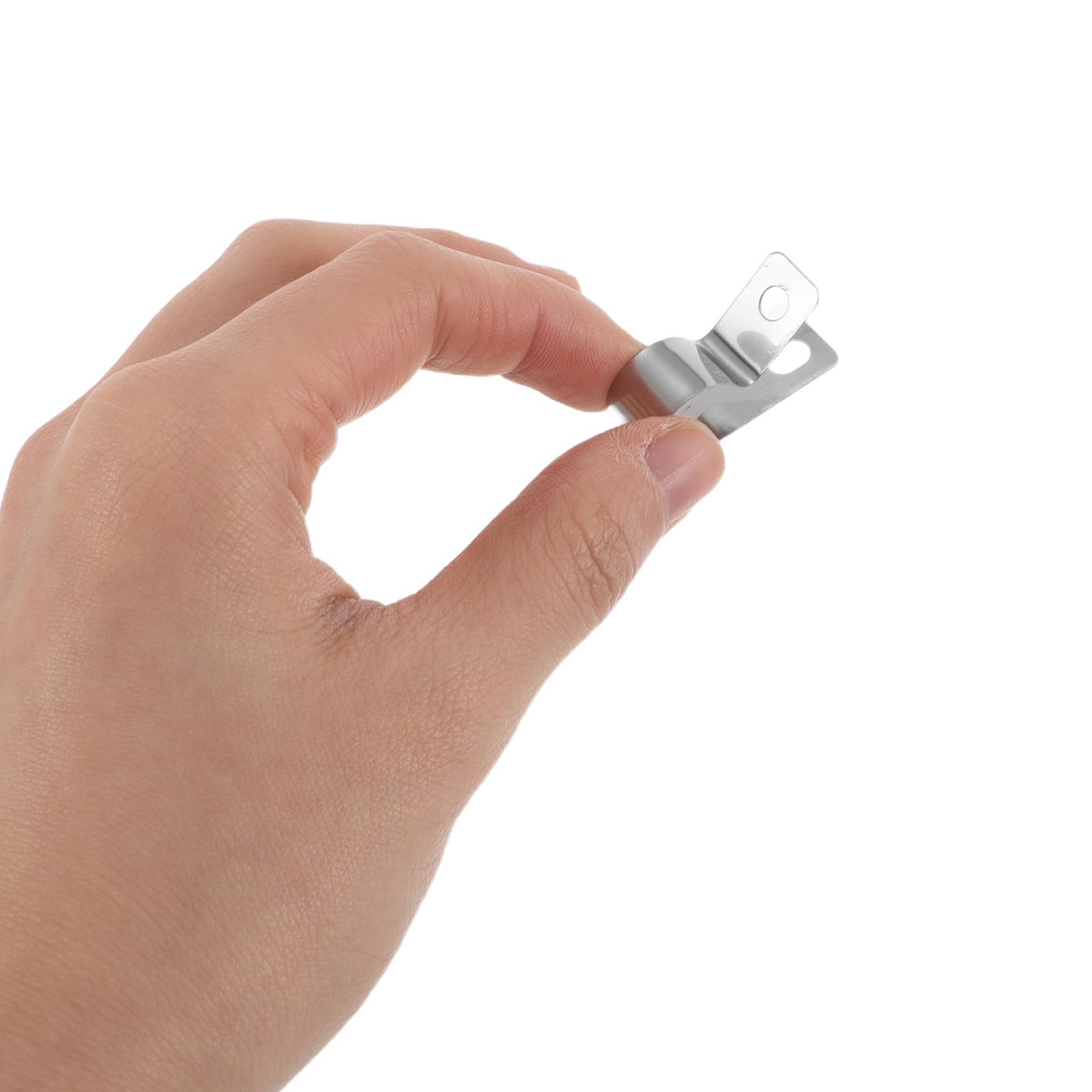 50 Unidades Abrazadera de Alambre de Acero Inoxidable para Cercas Diseño Seguro y Durabilidad al Clima, Clips Resistentes para Postes y Vallas de Granja