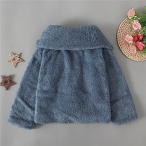 Winter Coat Toddler Polar Fleece Warm Jacket Baby Boys Girls Autumn Winter Lightweight Long Sleeve Jacket3