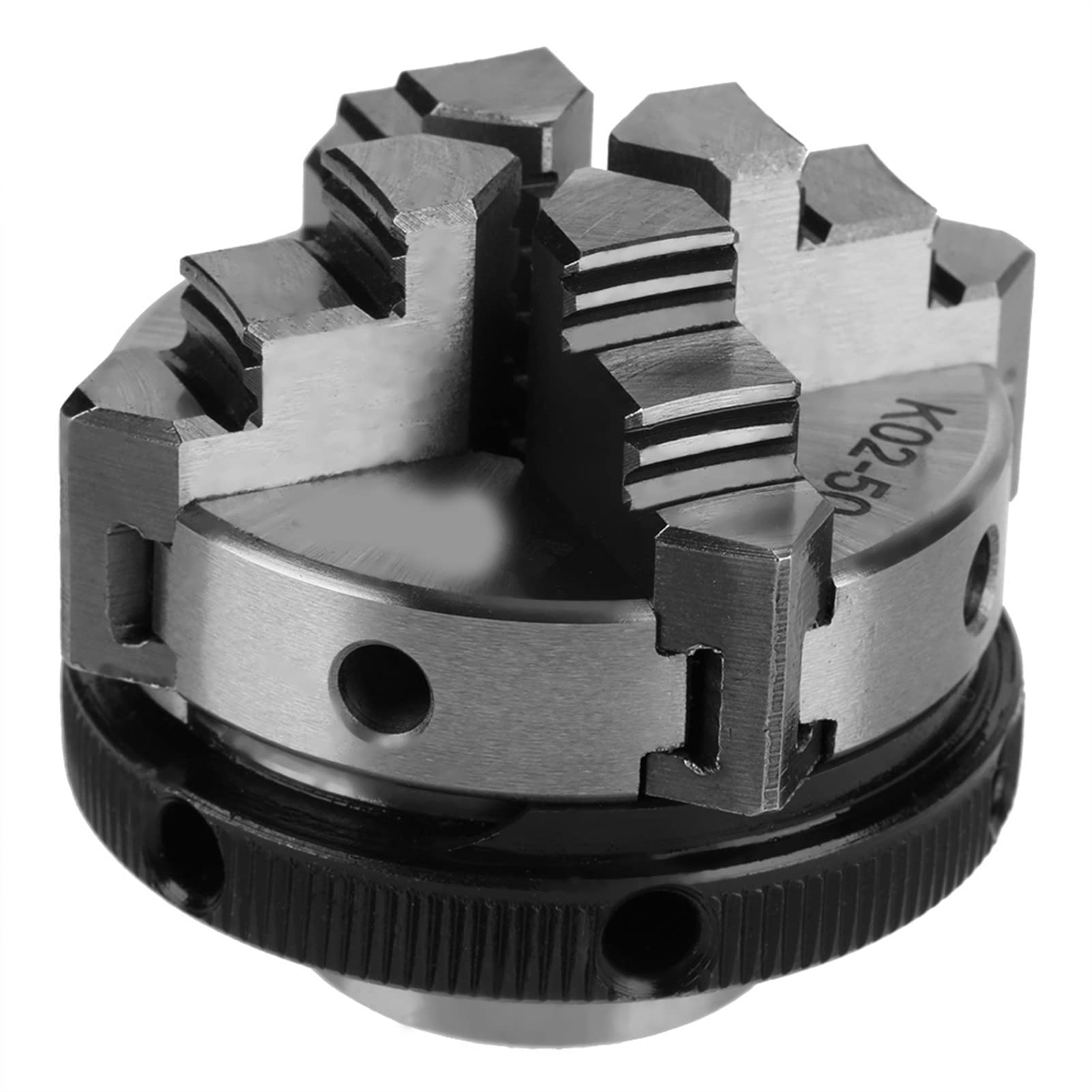 HUIOP Portabrocas Manual de Montaje de Rosca M14 Autocentrante Reversible Mini de 4 Mordazas de 50 Mm, Alta Resistencia y Dureza, Tamaño Pequeño, Cómodo de Transportar, Portabrocas