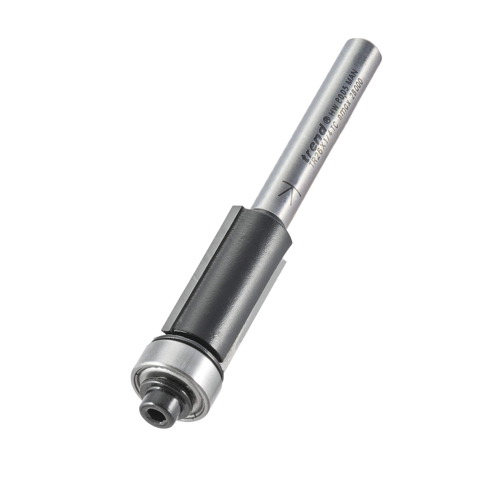 TR26X1/4TC Guided Trimmer 12.7mm Diameter x 25.4