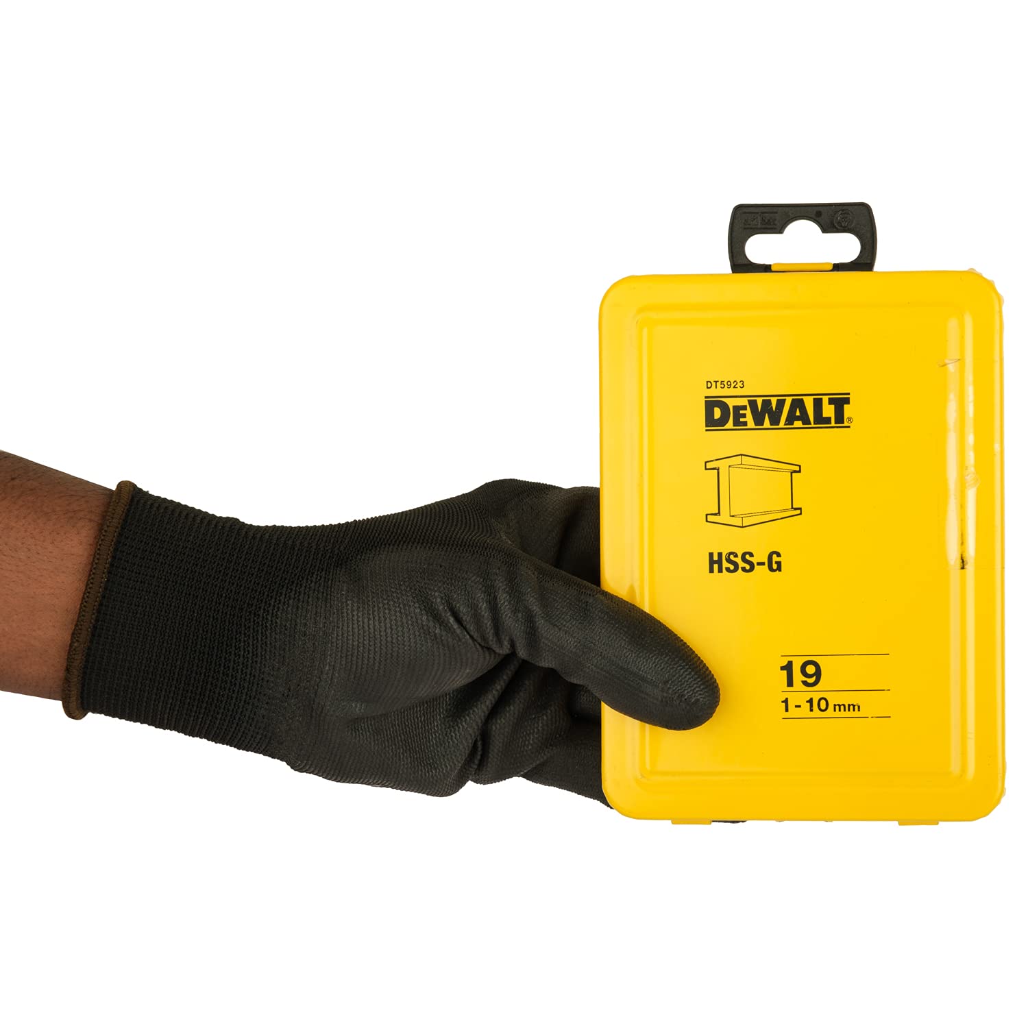 DEWALT Skuteczny Tough case grande z 19 wiertłos do metal dla profesjonalistów i majsterkowiczów do pracy profesjonalnej wysoka trwałość