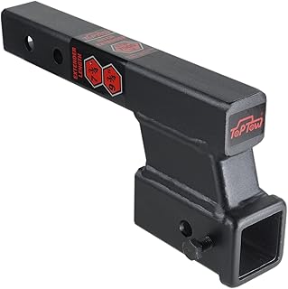 TOPTOW Trailer Receiver Hitch Extender Adapter 4