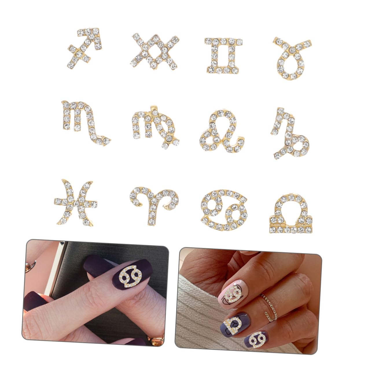 PACKOVE 5 Set Charm Per Unghie Design Unico Decorazioni Per Nail Art Shiny E Delicate Per Manicure E Te Pezzi * 5