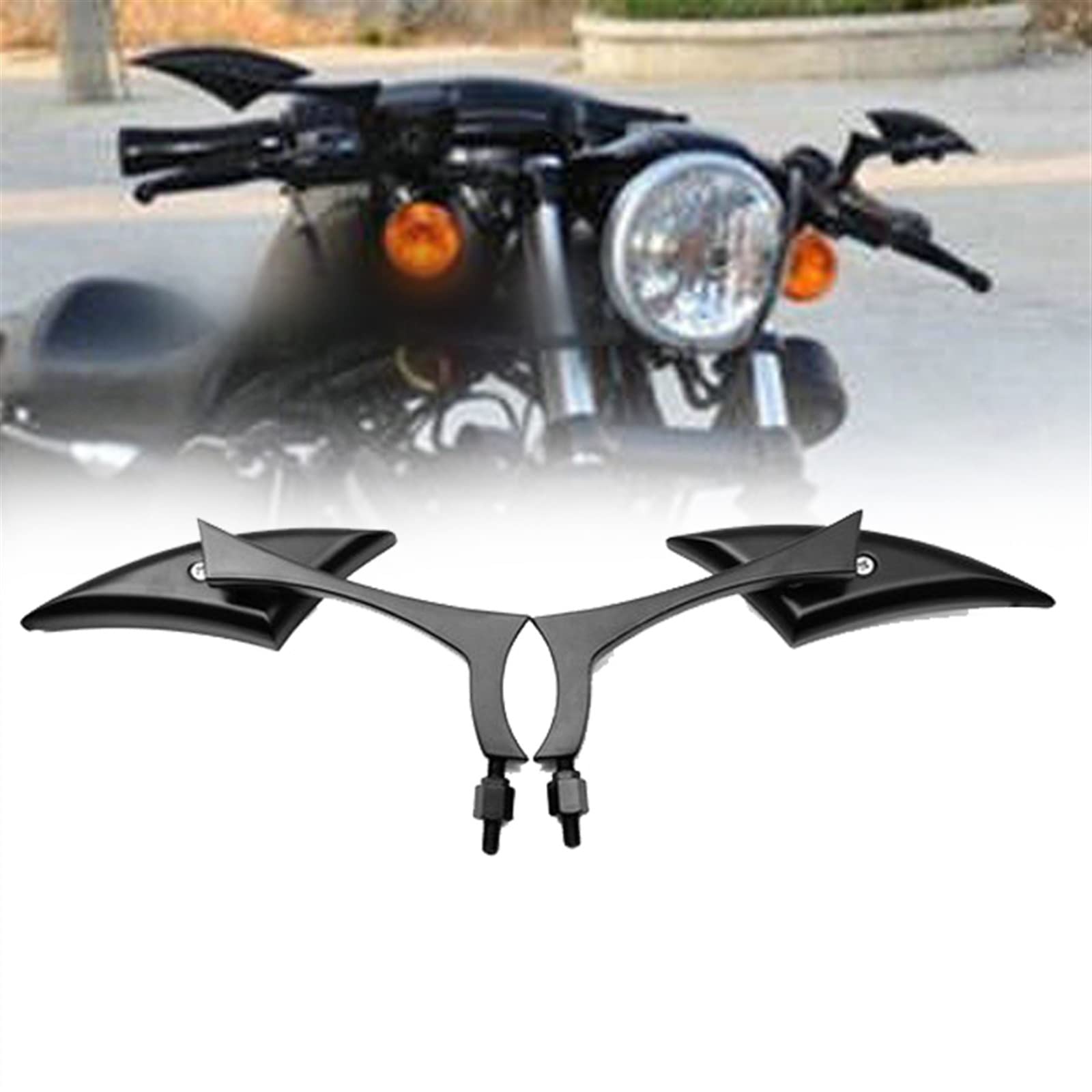 Accessories Universal Motorcycle Rearview Mirrors For H&onda Shadow Spirit Aero Ace Sabre VLX VF VT 600 700 750 1100 VTX 1300 1800 C Cruiser