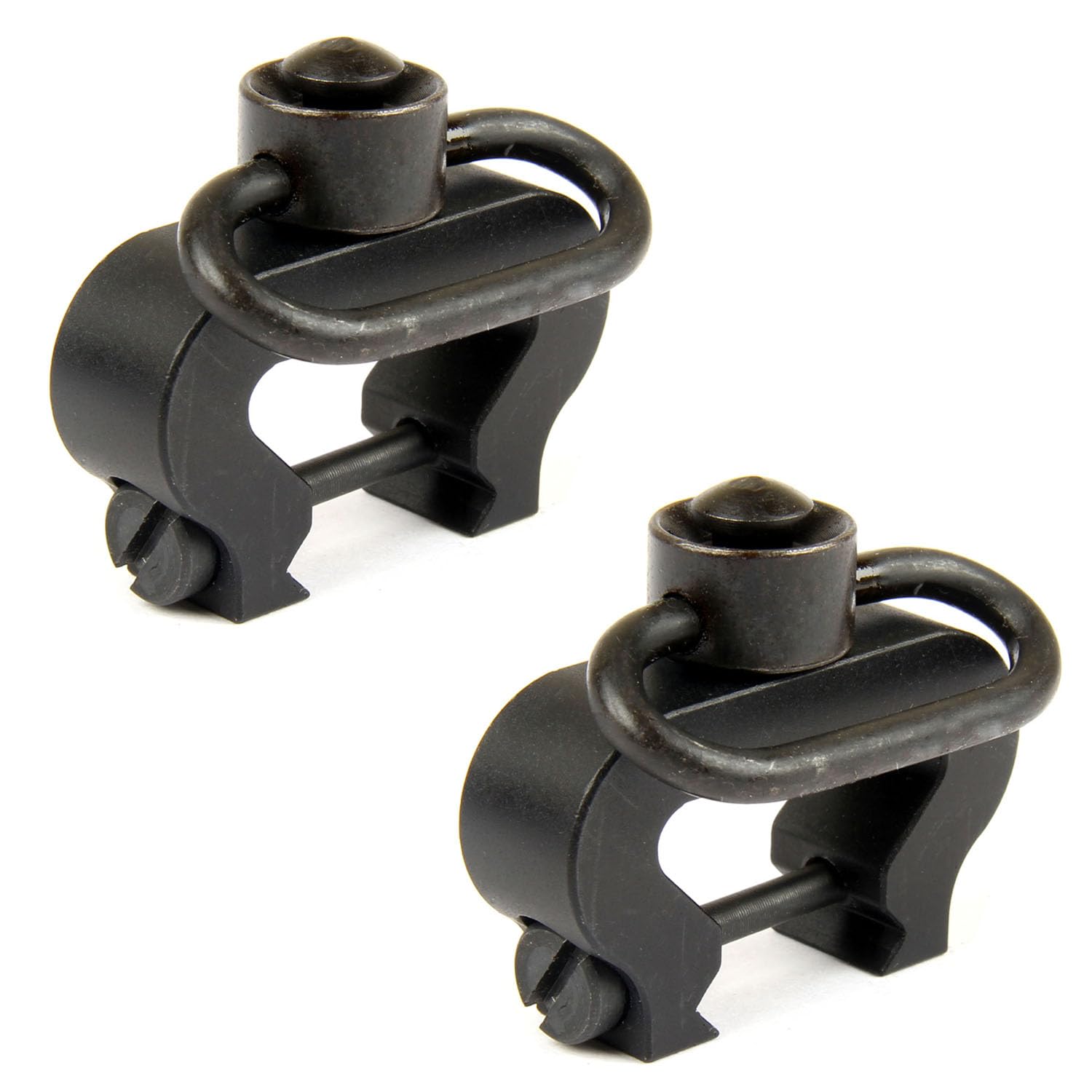 TACFUN 2 Pack Quick Detach Push Button Sling Swivel Set Picatinny Mount 20mm
