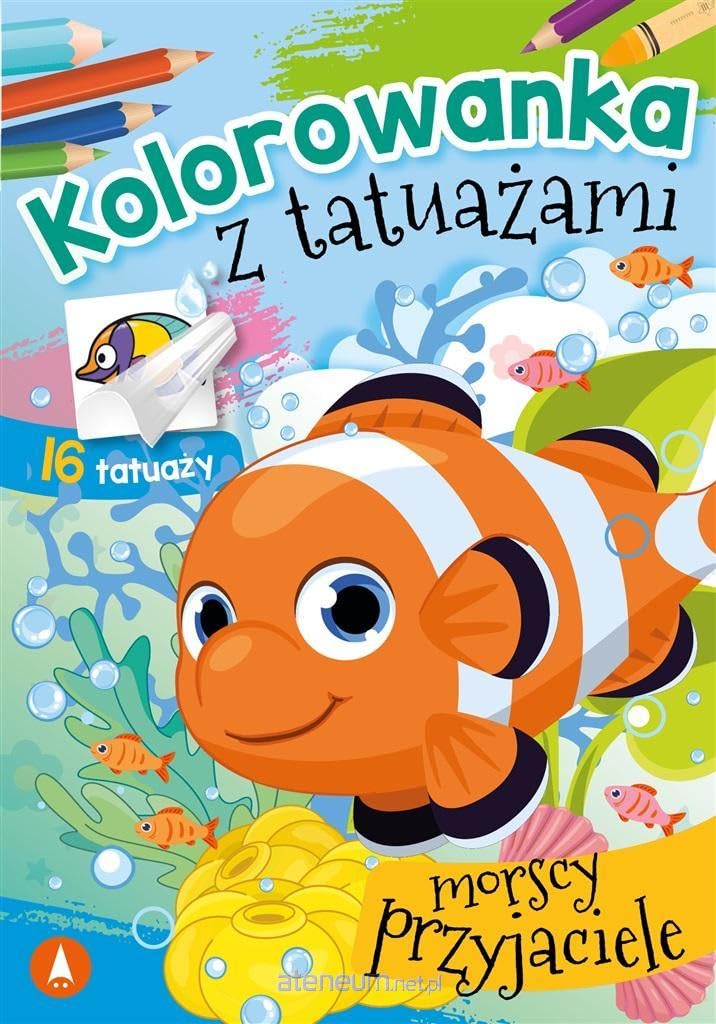 Kolorowanka z tatuażami Morscy przyjaciele