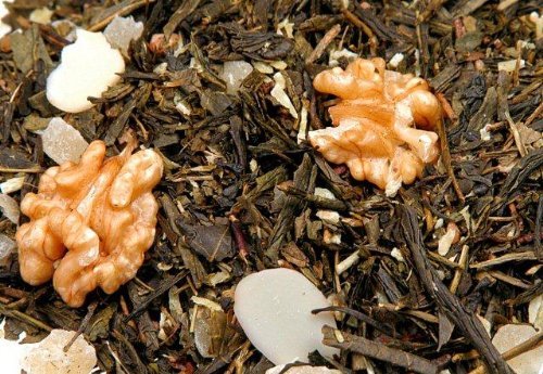 aromatisierter Grüner Tee Walnuss 1kg