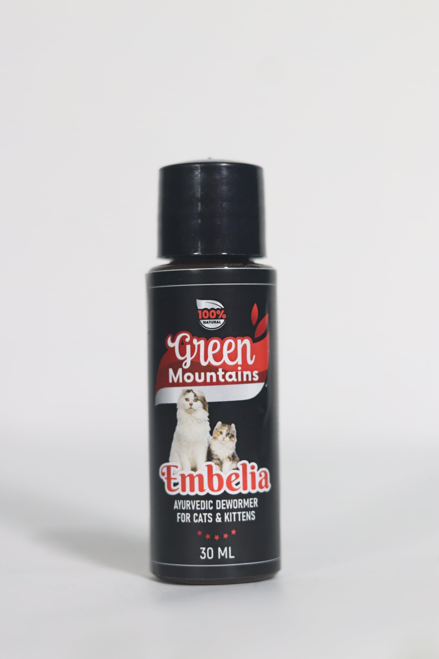 EMBELIA Ayurvedic Cat Dewormer, 30 ml, for Cats and Kittens