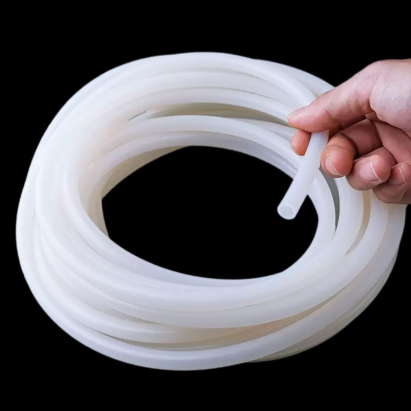 COYOUCO 12Mm ID Silicone Tubing, 5M Length Food Grade Pure Silicone Hoses, High Temp Tube for Home Brewing, Wine Making,12 * 14mm