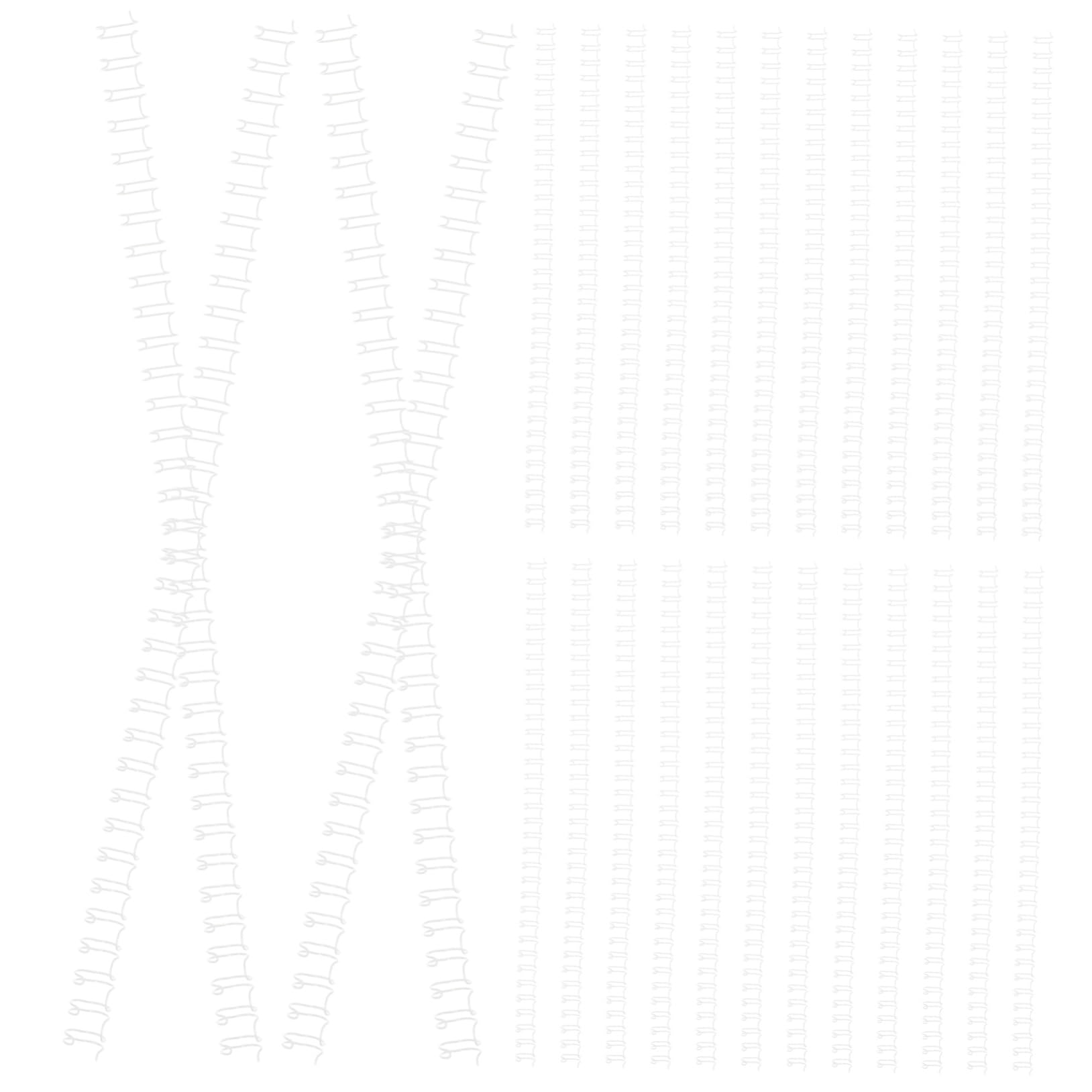 Housoutil 100pcs Double Binding for Notebooks Photo Albums Projects Loose Leaf for Home Office and School Use