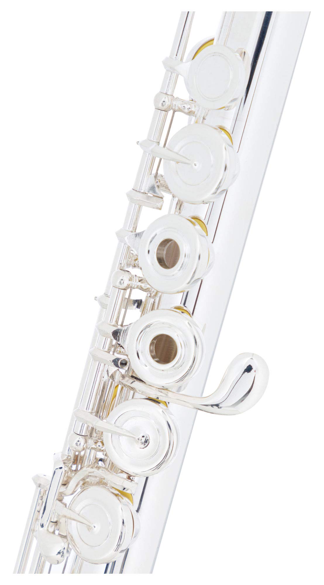 FL-19/5R Querflöte, 3-teilige Vollsilber-Querflöte, C-Fuß
