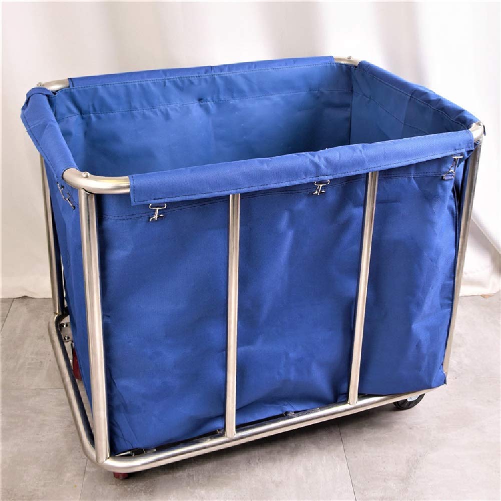 Ruchome Wózki, Koszyk Służący Gospodarstw Domowych Sorter Do Prania Z Torba Oxtorba, Przenośna Odzież Kosz Wózek Do Prania, Pokój Hotelowy/Blue/8 Tube