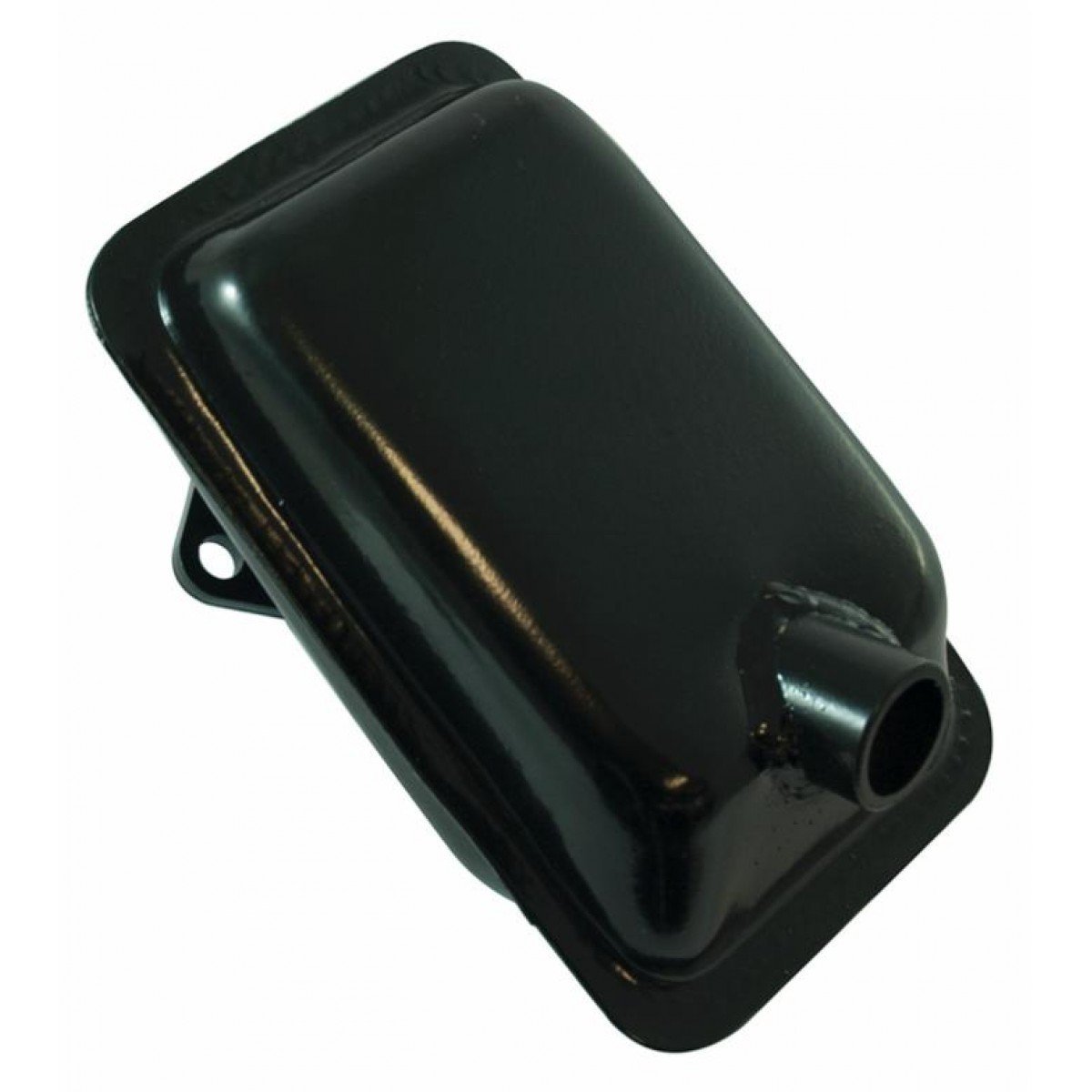 Ama Silenciador tractor: silenciador con distancia entre ejes 56 mm, altura 120 mm, diámetro 28 mm, adaptable a Lombardini IM490, LDA 400, 3 LD 490
