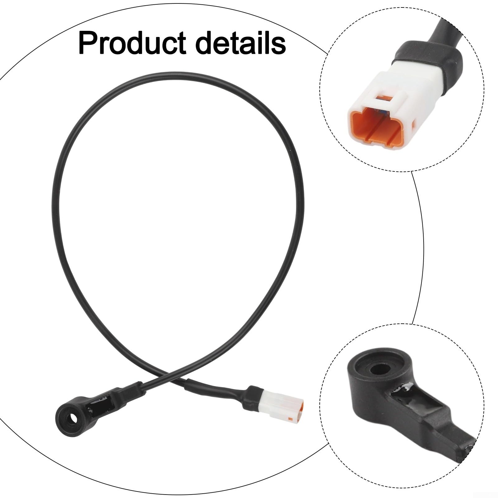 Sensore di velocità per bici elettriche compatibile con motori BAFANG M420 M400 M620 G510 M300 utilizzando cavo sensore di protocollo CAN a 4 pin per dati di velocità del motore