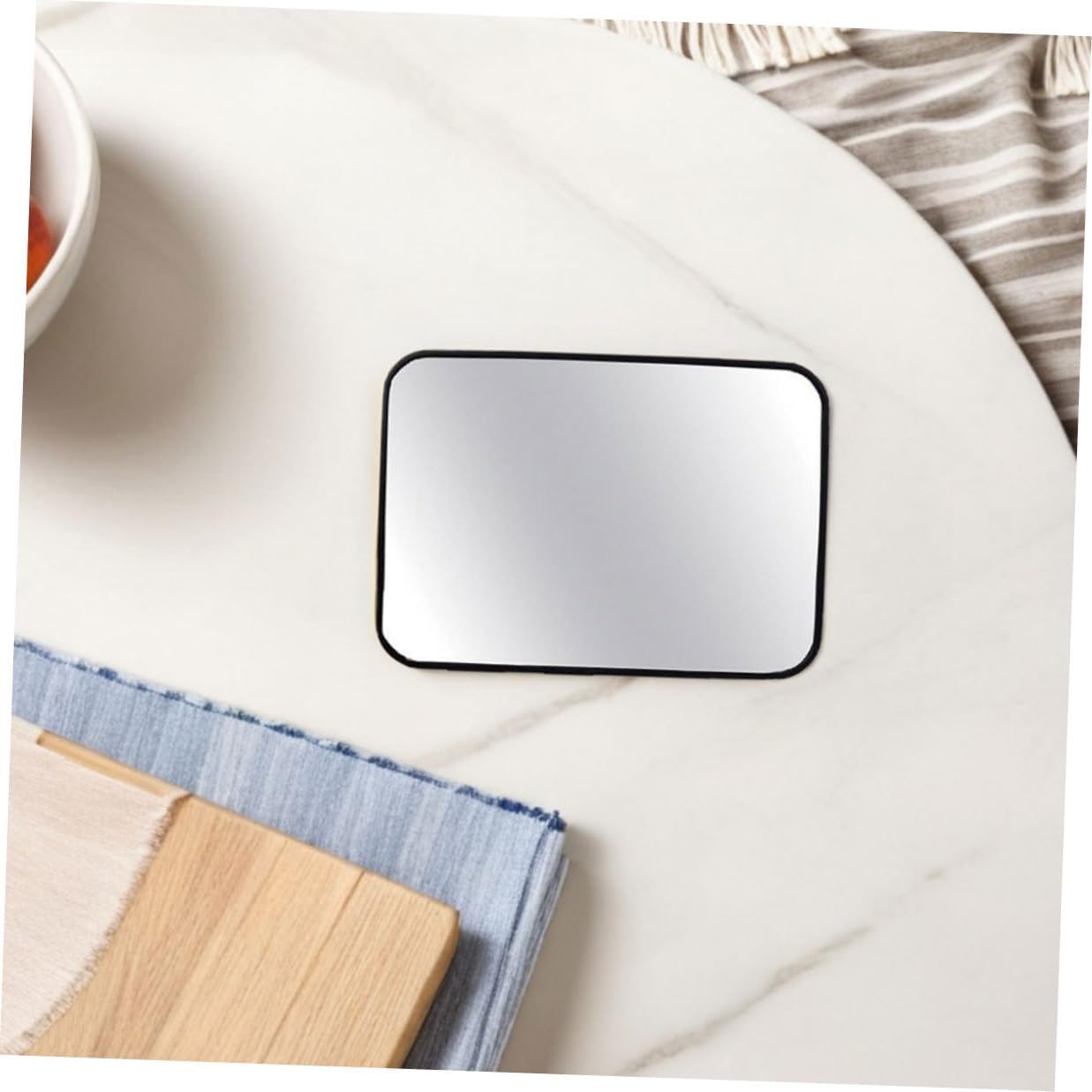 Car Mirror for Rear-facing Seats Backseat Mirror with Wide View Shatterproof for Safety in Car 18.8×13.5cm